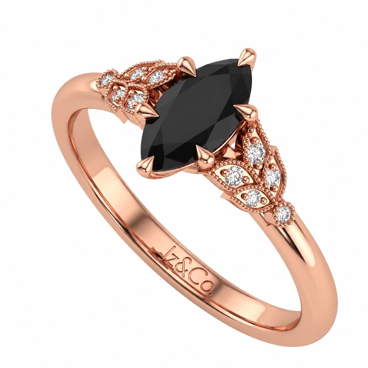 Rose Gold Marquise Onyx Engagement Ring.png