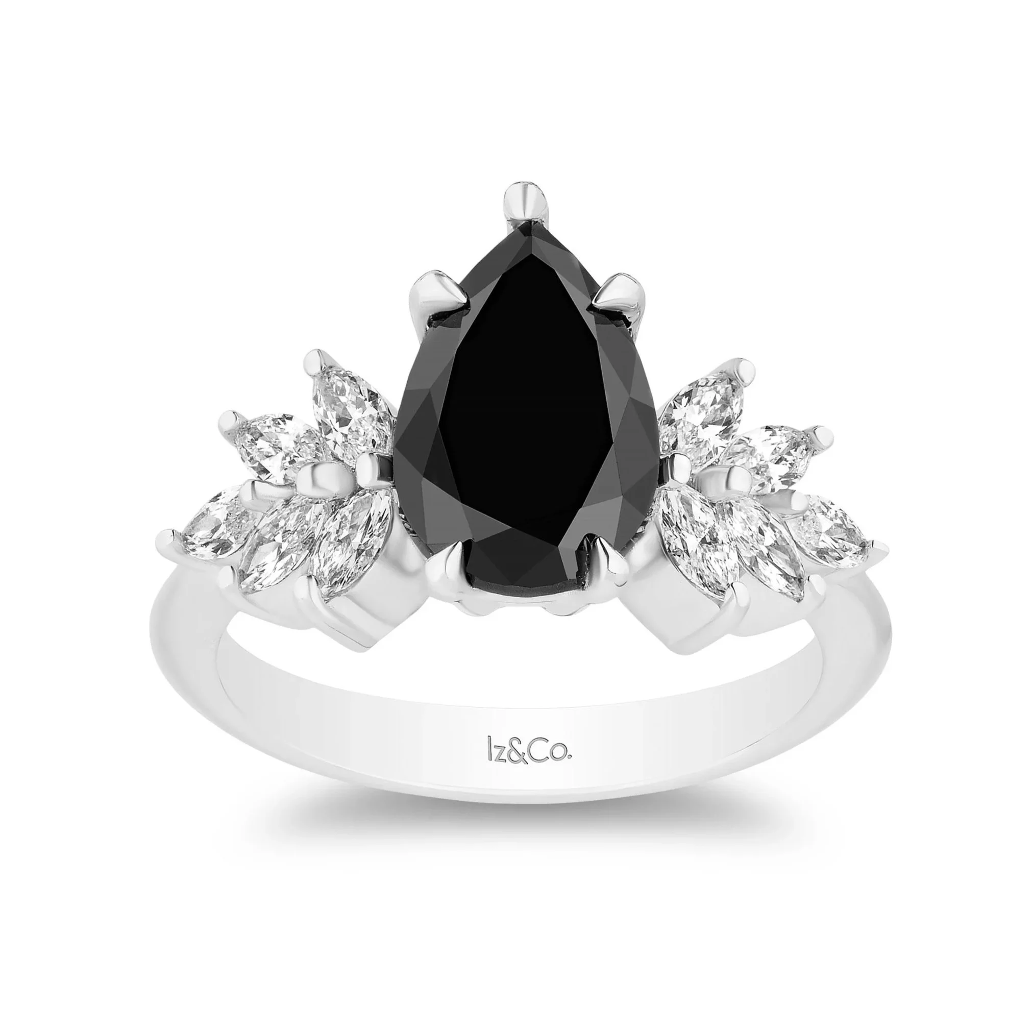 Paloma Black & White Diamond Ring