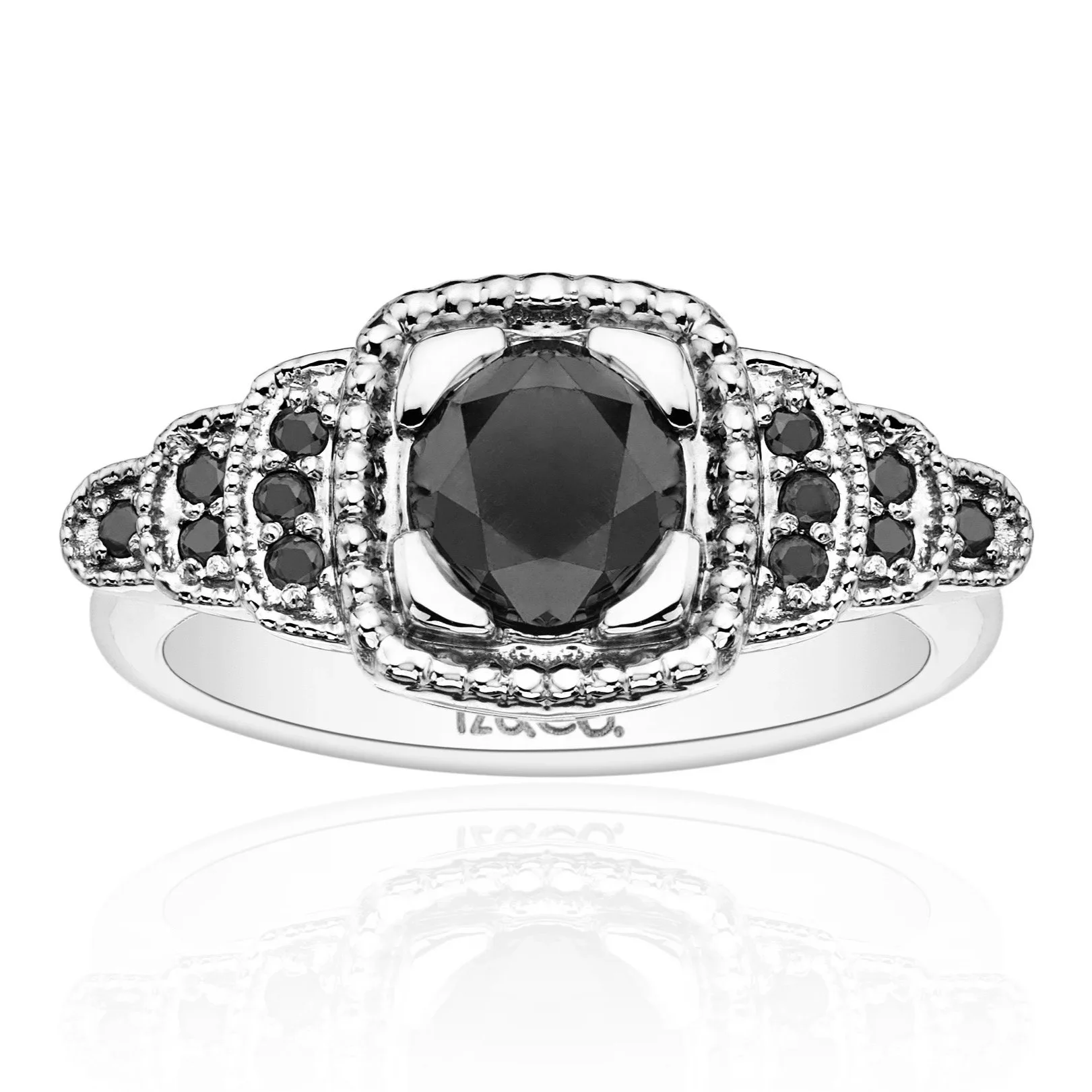 Joan Black Diamond Ring