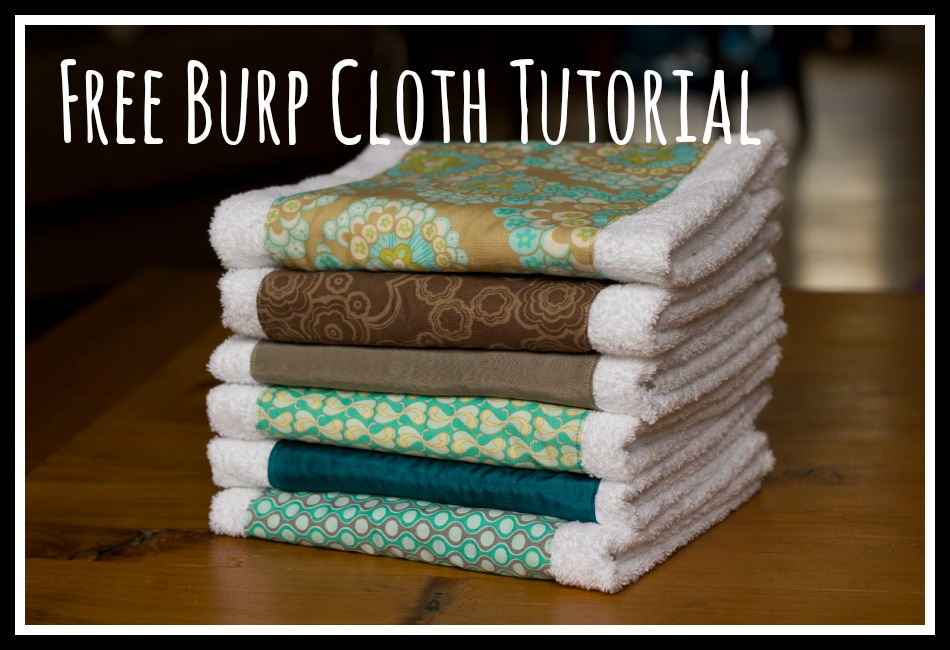 The Best (And Easiest!) Burp Cloth Tutorial