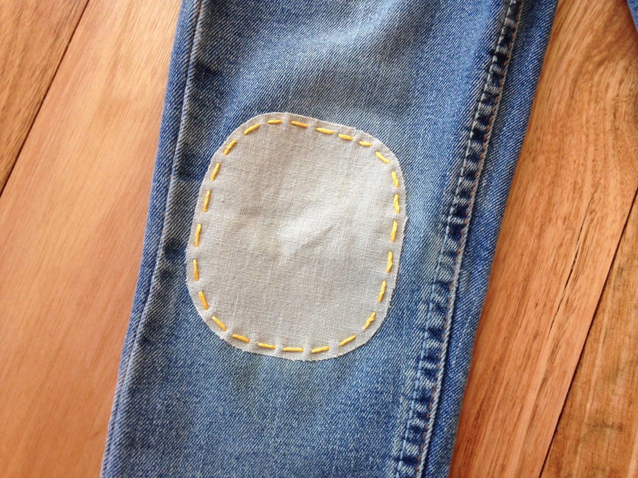 Clever Ways to Patch Jean Knee Holes with Tutorials