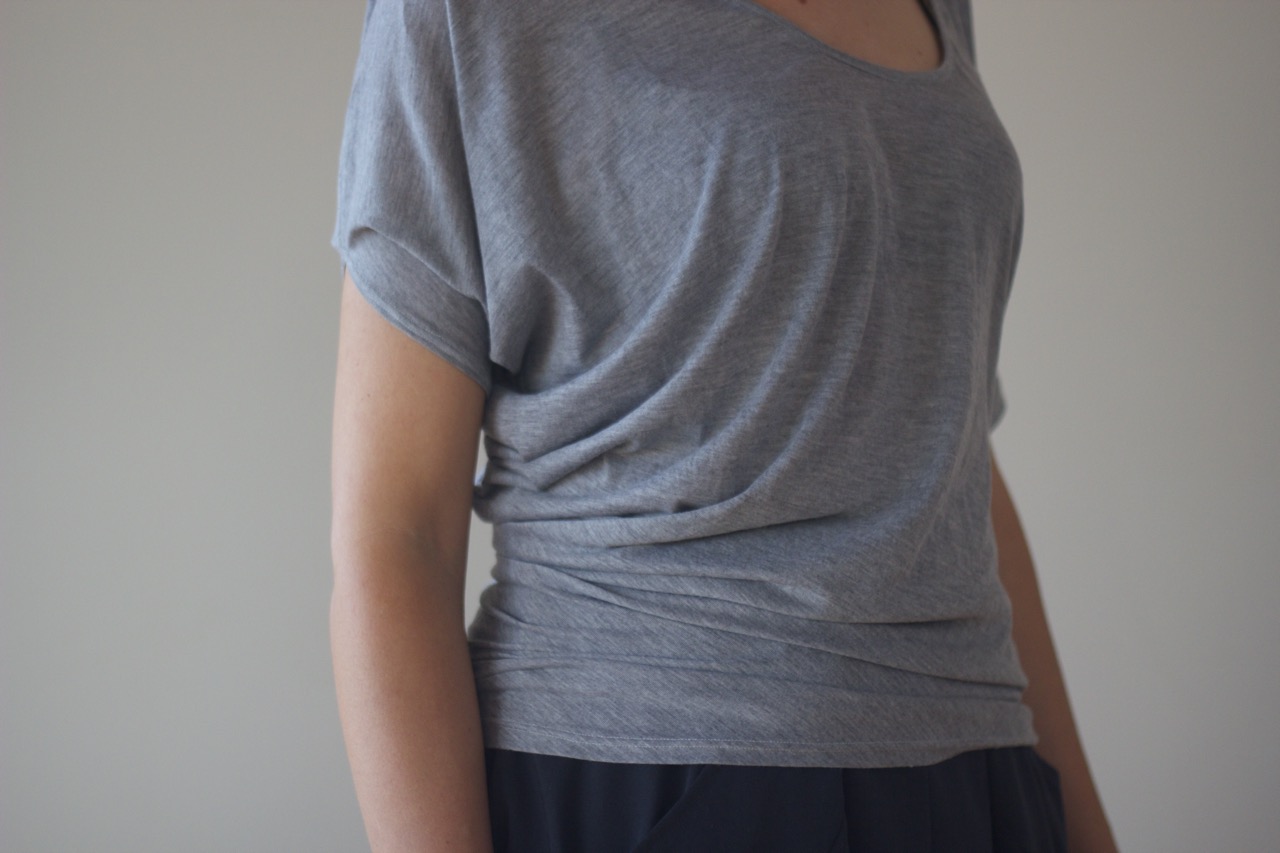 Drape Drape 2 Asymmetrical Scoop Neck Tee Pattern Review