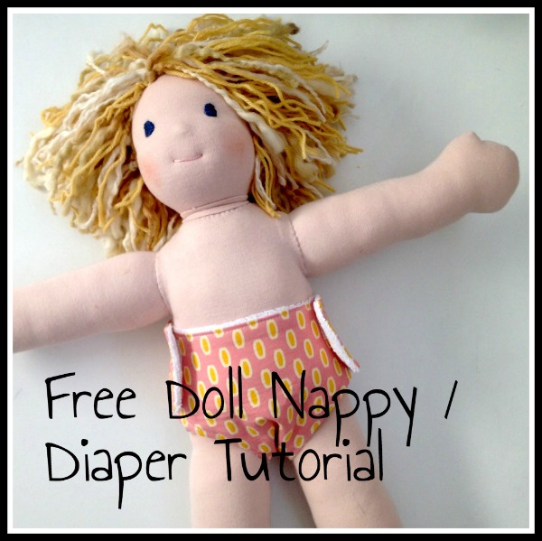 Free Doll Nappy / Diaper Pattern