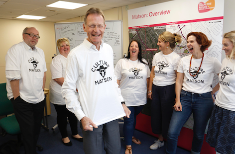 Arts Council Chair Sir Nicholas Serota visits Culture Matson