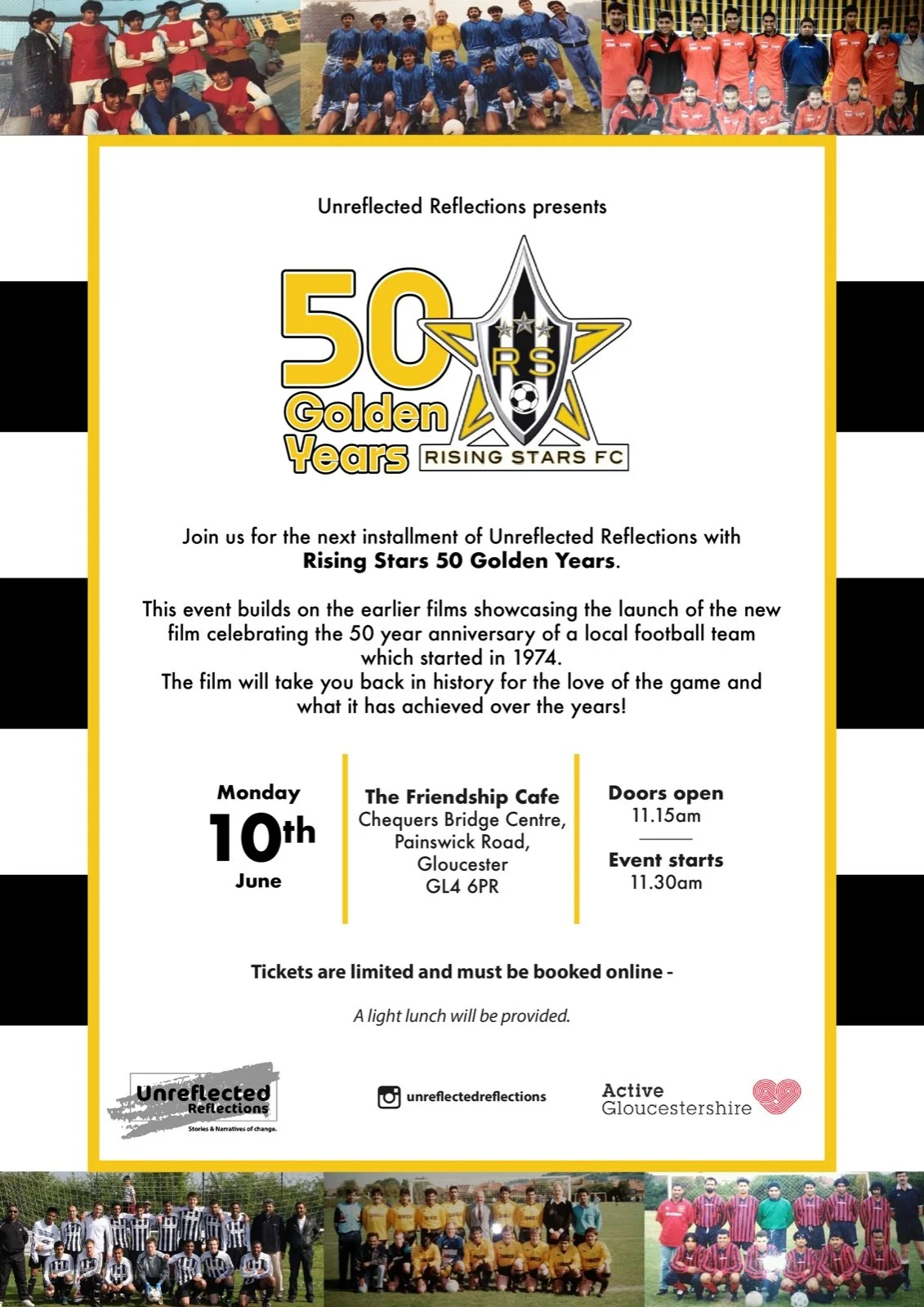 Unreflected Reflections Launch: Rising Stars FC: Est' 74