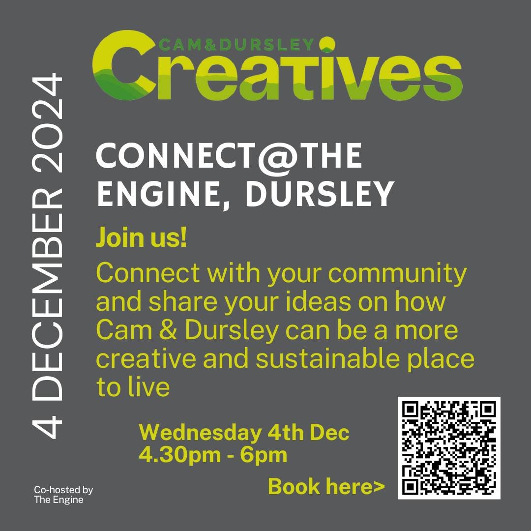 Join Cam &amp; Dursley creatives next meeting to hear back from Creative Community about their latest project, funded by Cam &amp; Dursley Creatives community chest . We&rsquo;ll also have a wider discussion about projects created by the group and th