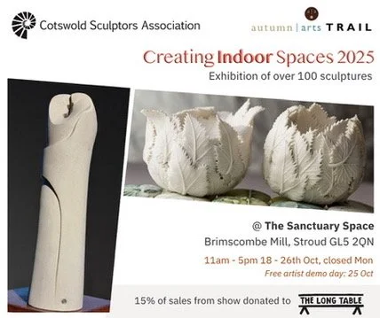Major sculpture exhibition from Cotswold Sculptors coming to Brimscombe Mill in October