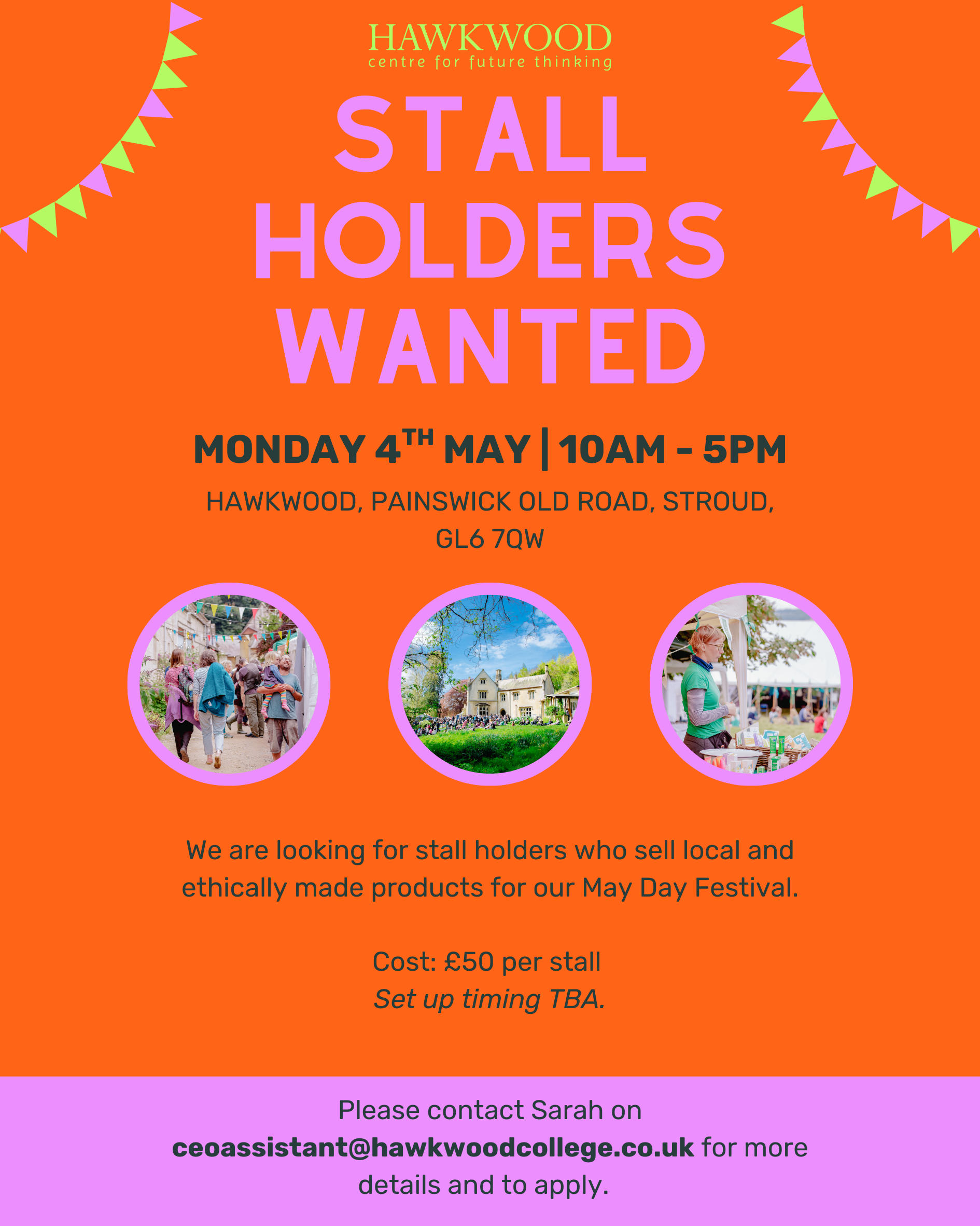 May Day Festival Stall Holders Wanted!