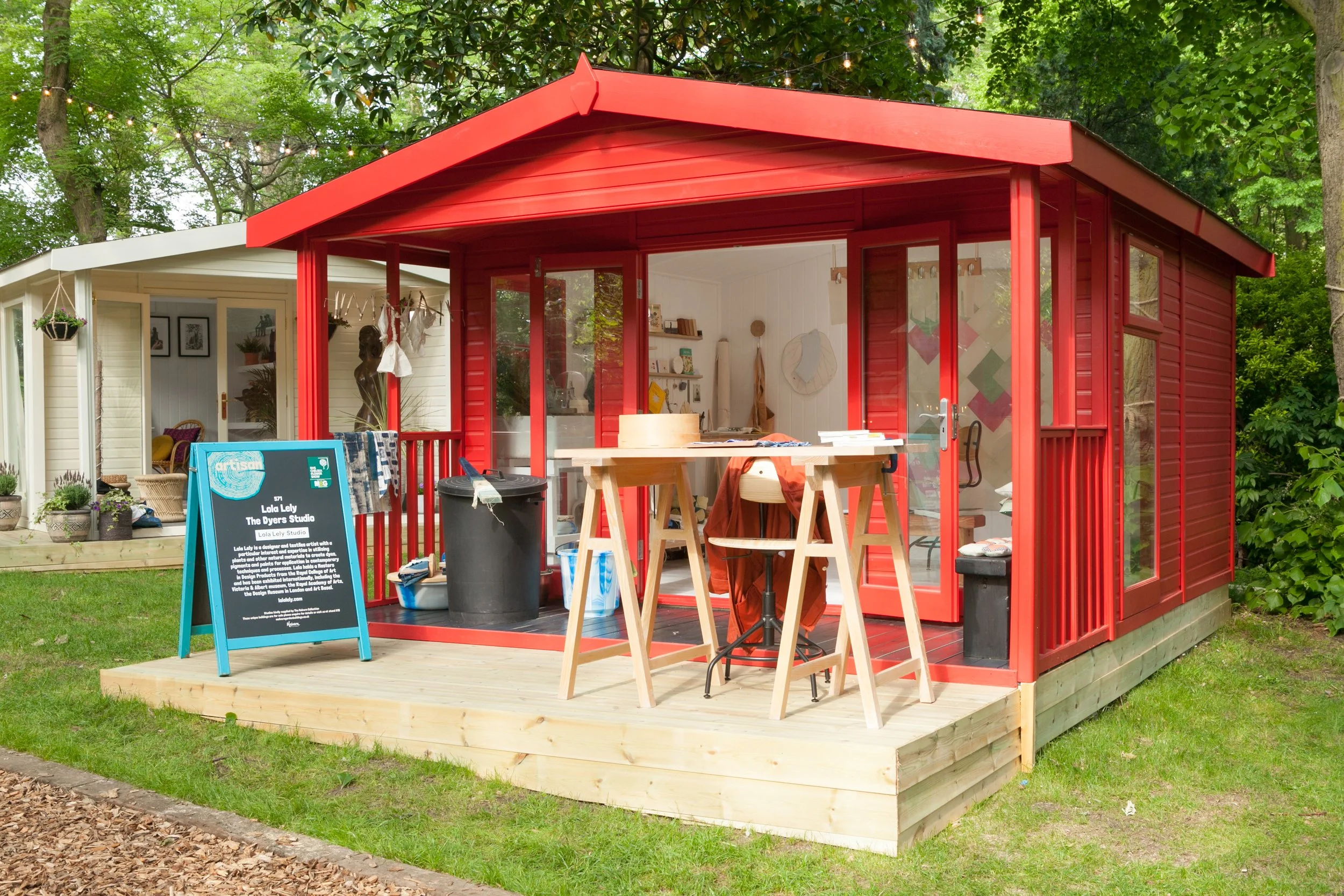 Exhibit at RHS Badminton Flower Show - Artisan Studios