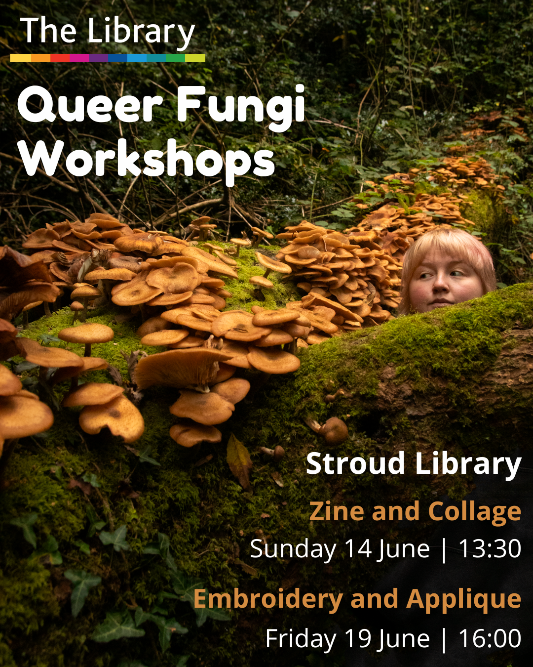 Queer Fungi Workshops at Stroud Library