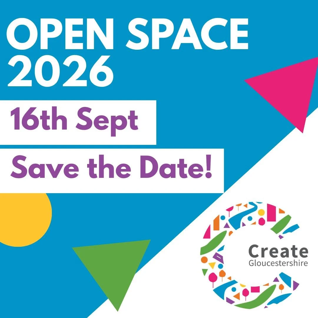 SAVE THE DATE!

How can we grow creativity in our communities better, together?

Join us for a welcoming day exploring how creativity can strengthen communities across Gloucestershire. Whether you're an artist, community connector, work in health, ed