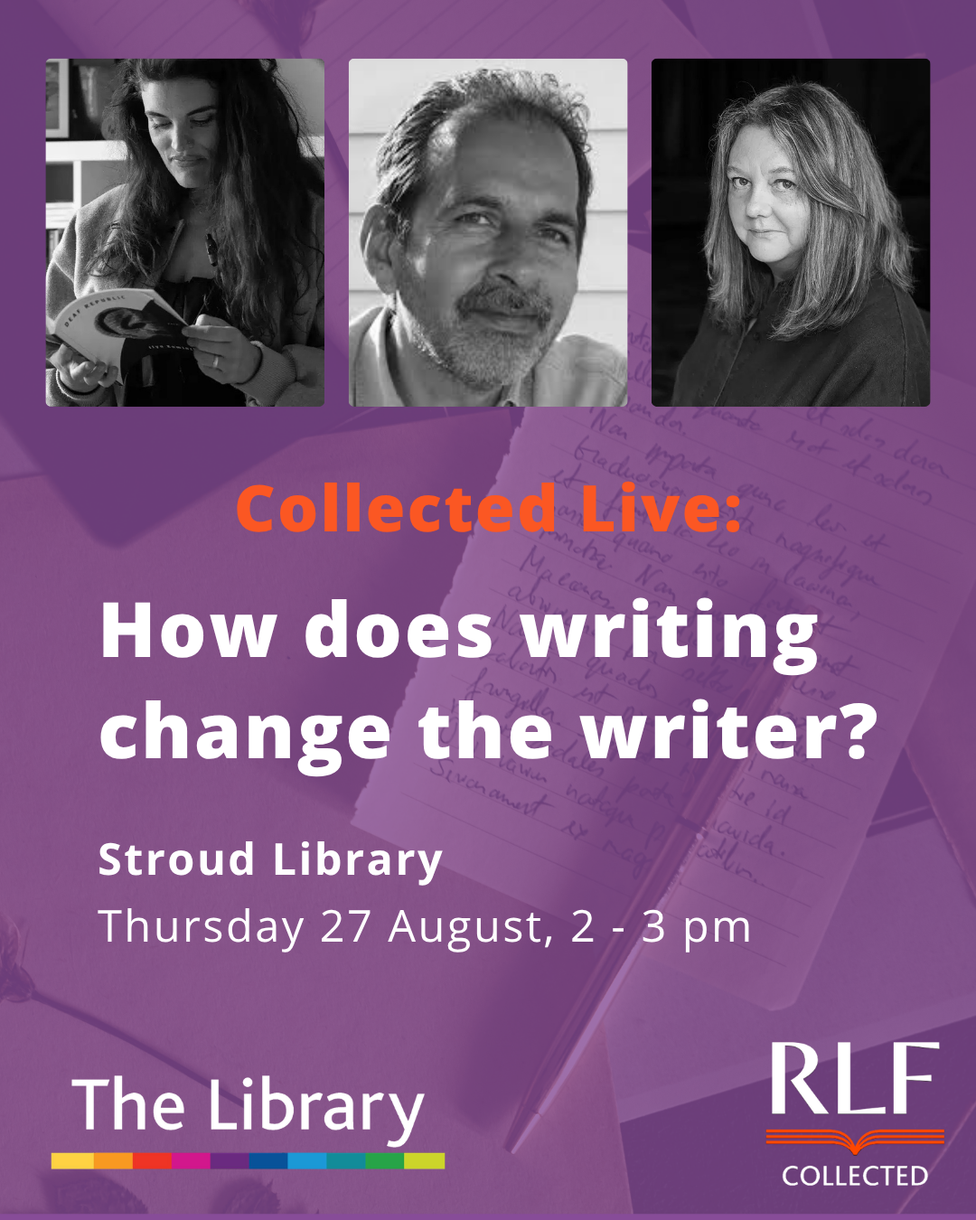Stroud Library Event: How does writing change the writer?
