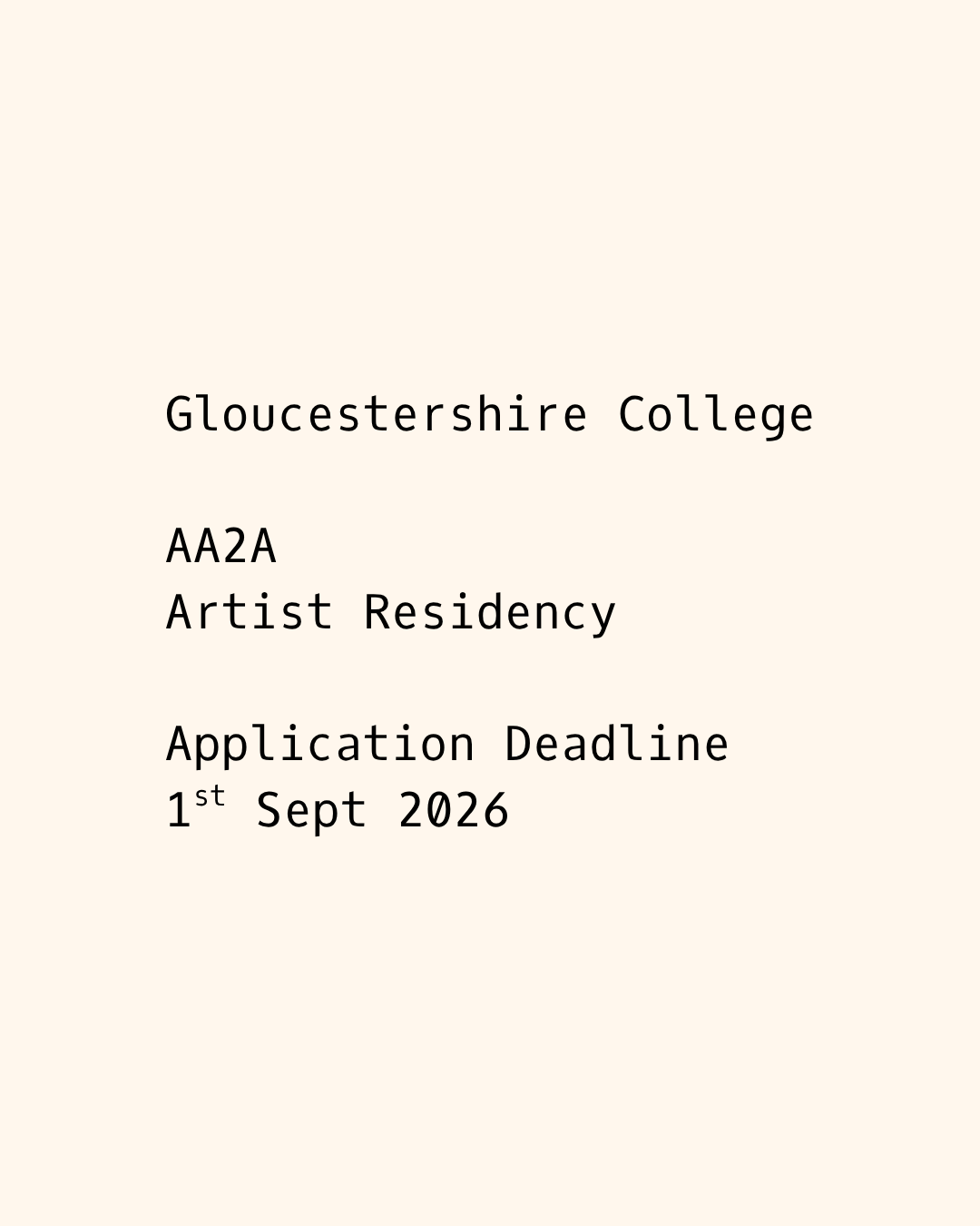 Artist Residencies at Gloucestershire College