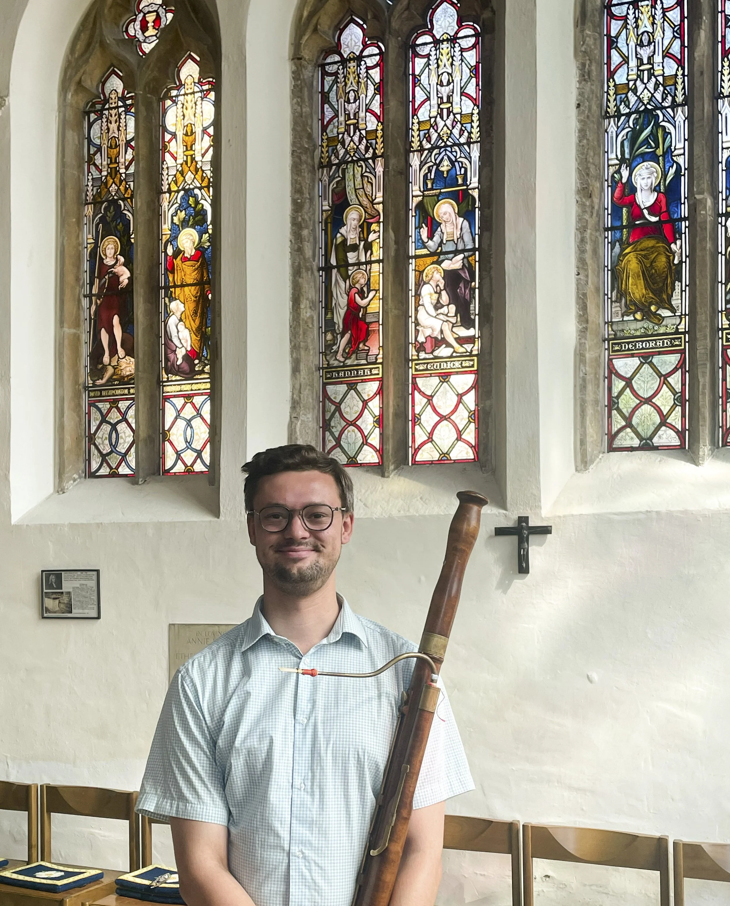 Pic 1 Mark Wilson in the Lady Chapel of Holy Trinity, Minchinhampton.jpg