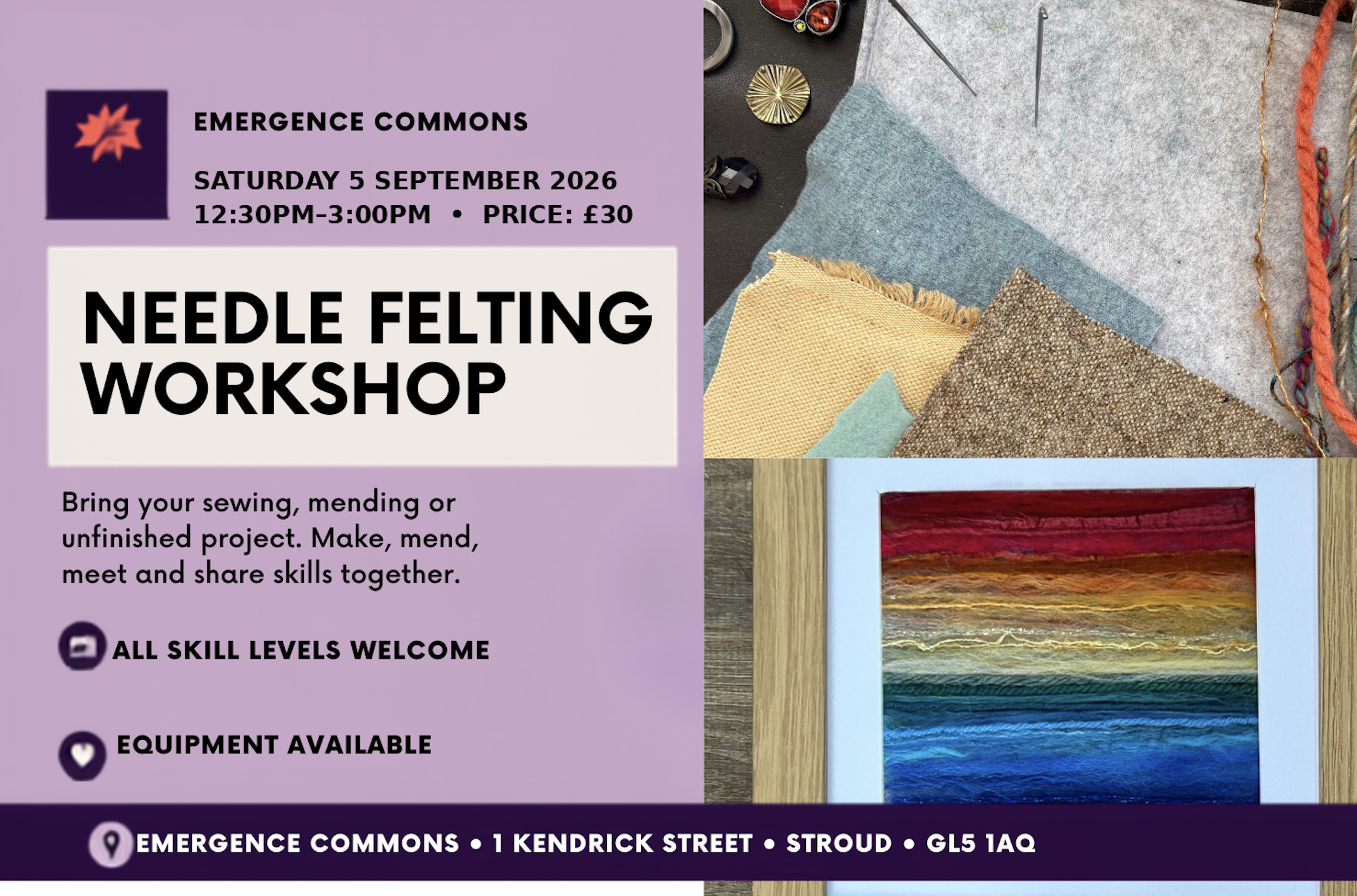 Needle Felting Workshop