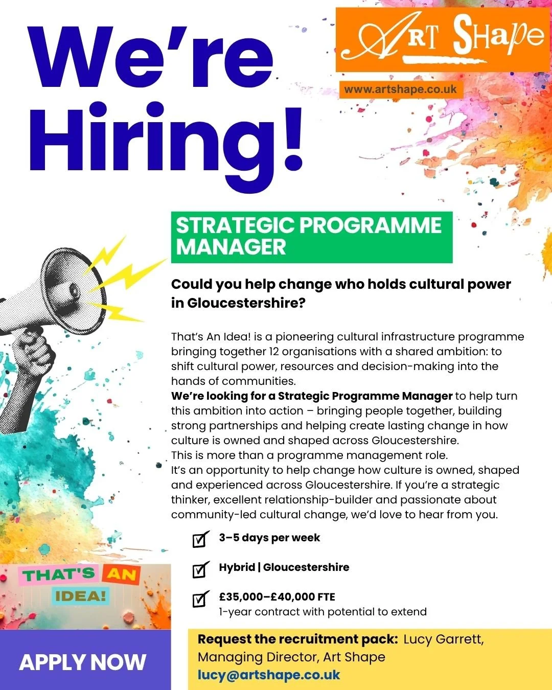 STRATEGIC PROGRAMME MANAGER