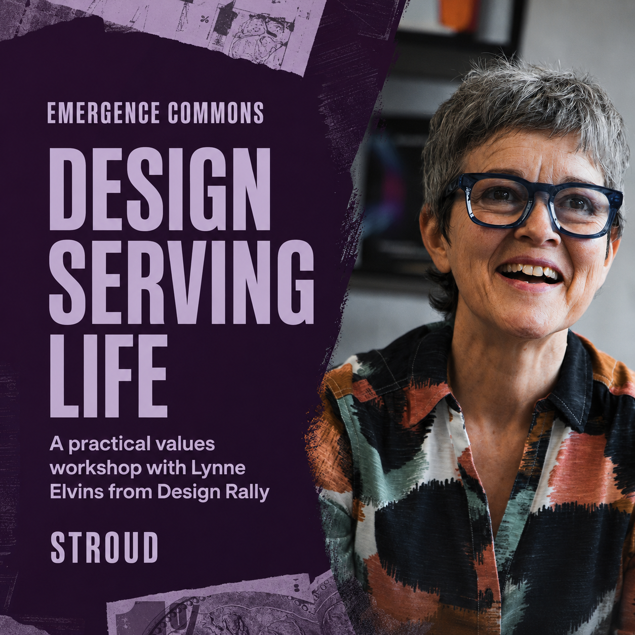 DESIGN SERVING LIFE-A values workshop with Lynne Elvins from Design Rally