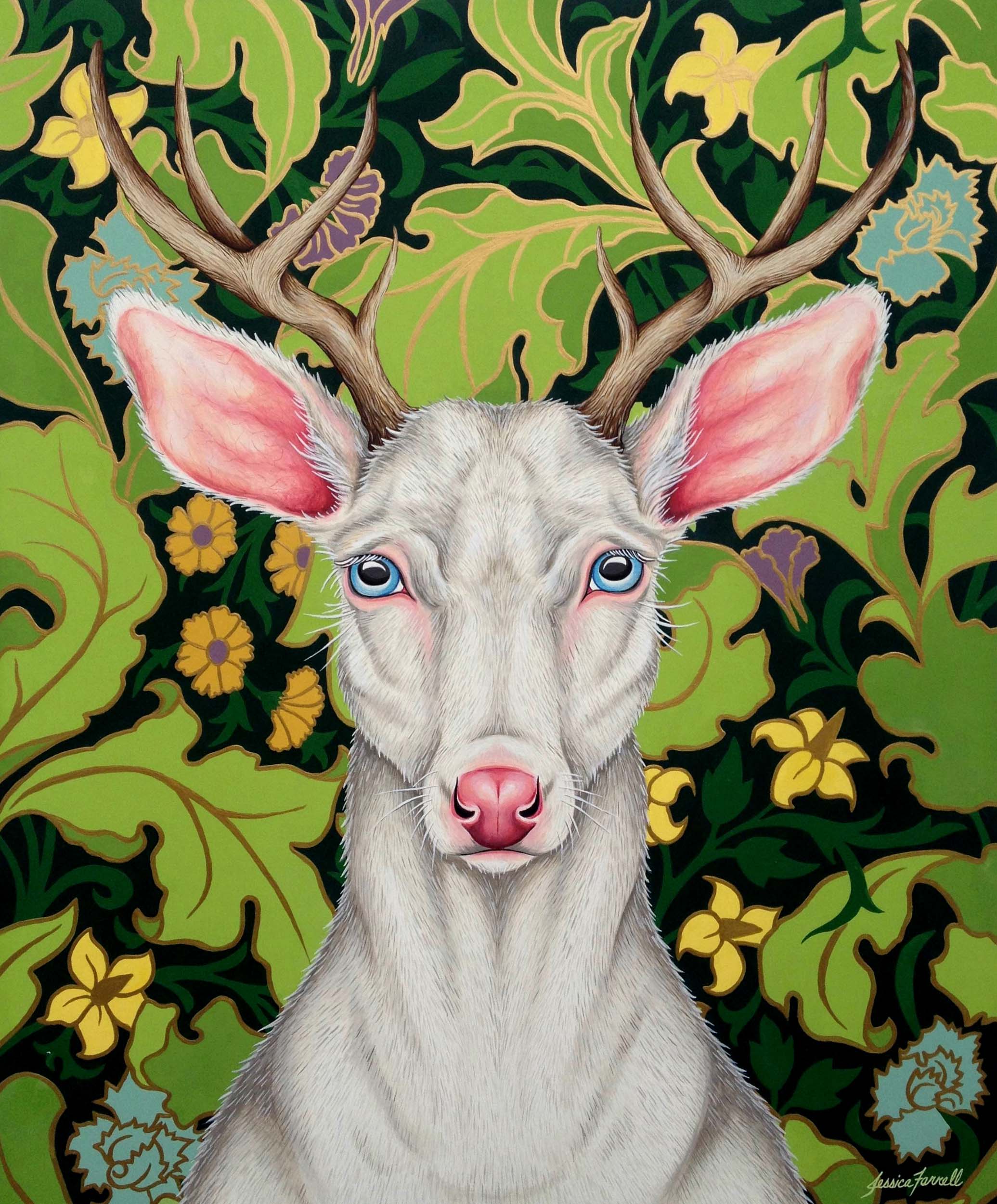   Albino Deer &nbsp; (private collection) 