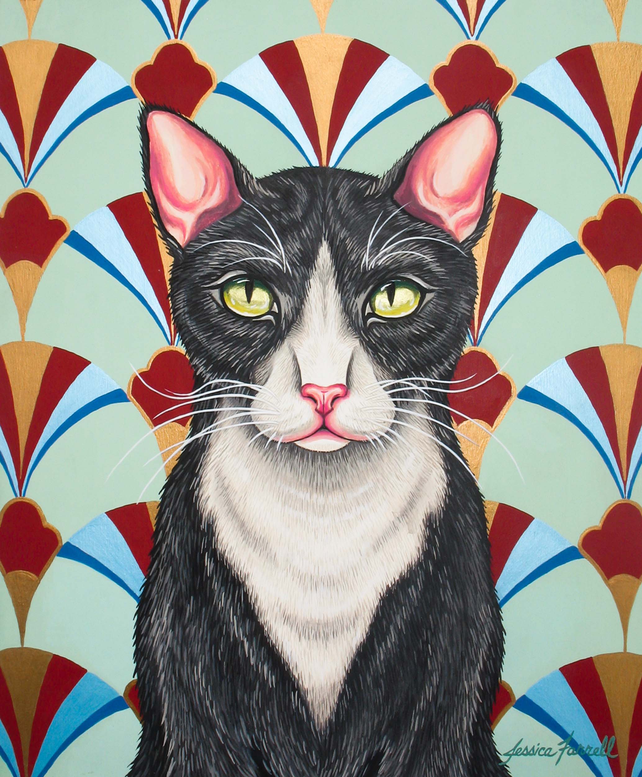   Tuxedo Cat    (private collection) 