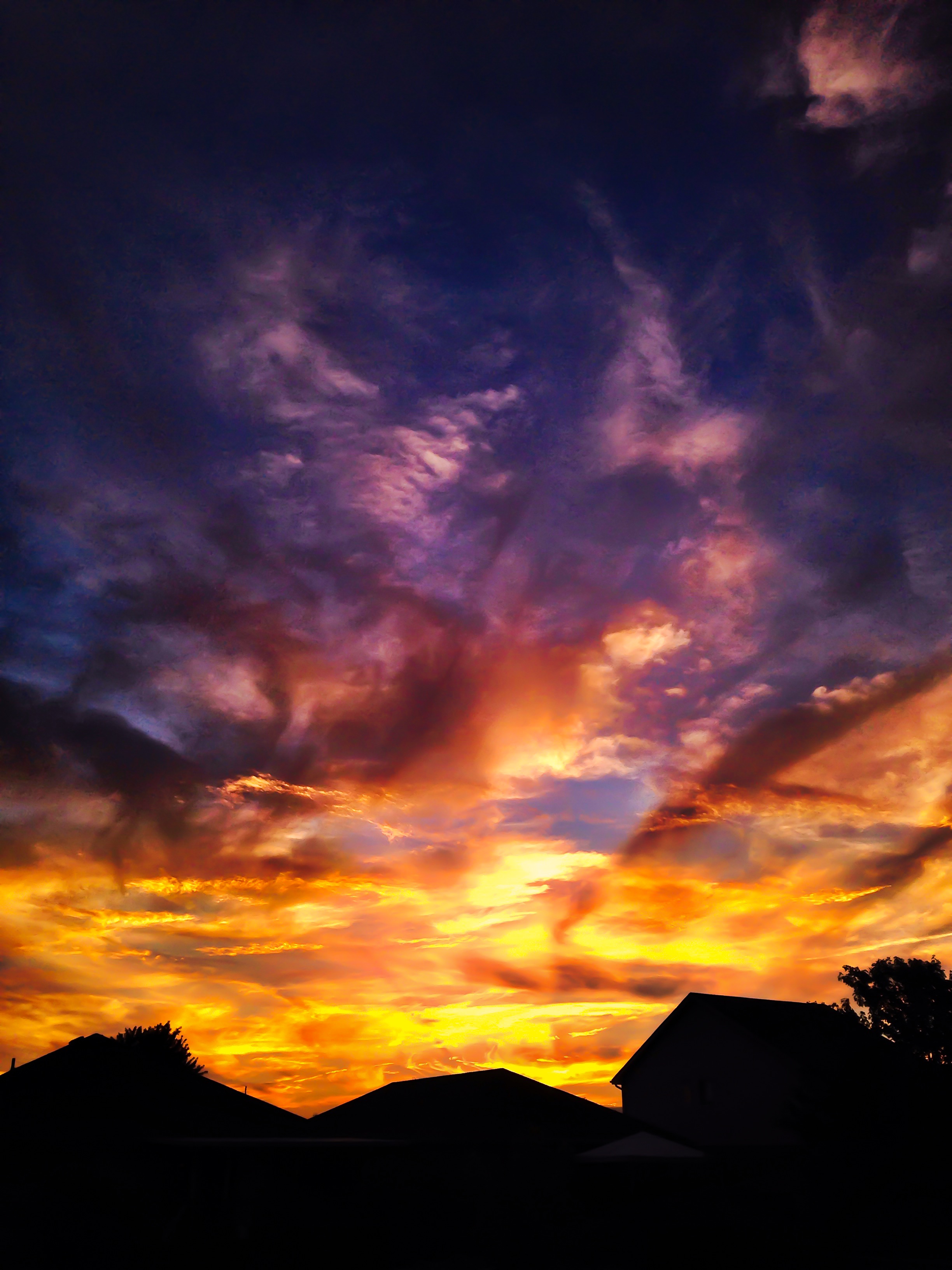 Fire Sky and Suburban Silhouette (Copy)