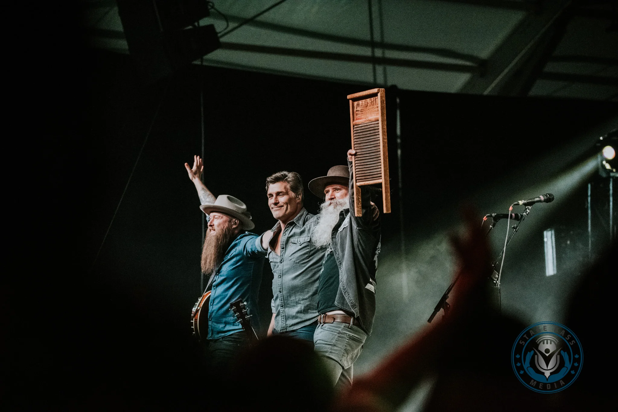 THE WASHBOARD UNION performing during the 2019 Juno fan fest in London ontario just after they won their Juno Award for Breakthrough Group Of The Year! Huge Congrats going out to these fellas. © Kevin Vyse | Stage Pass Media