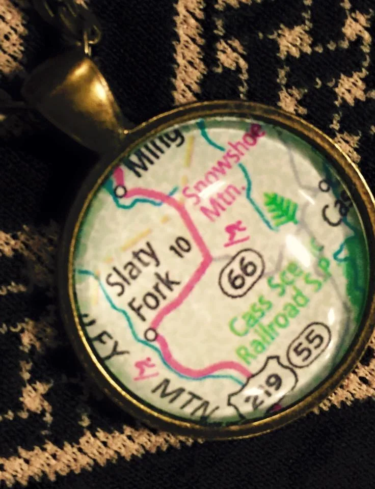 Marjory Moses Map Pendant