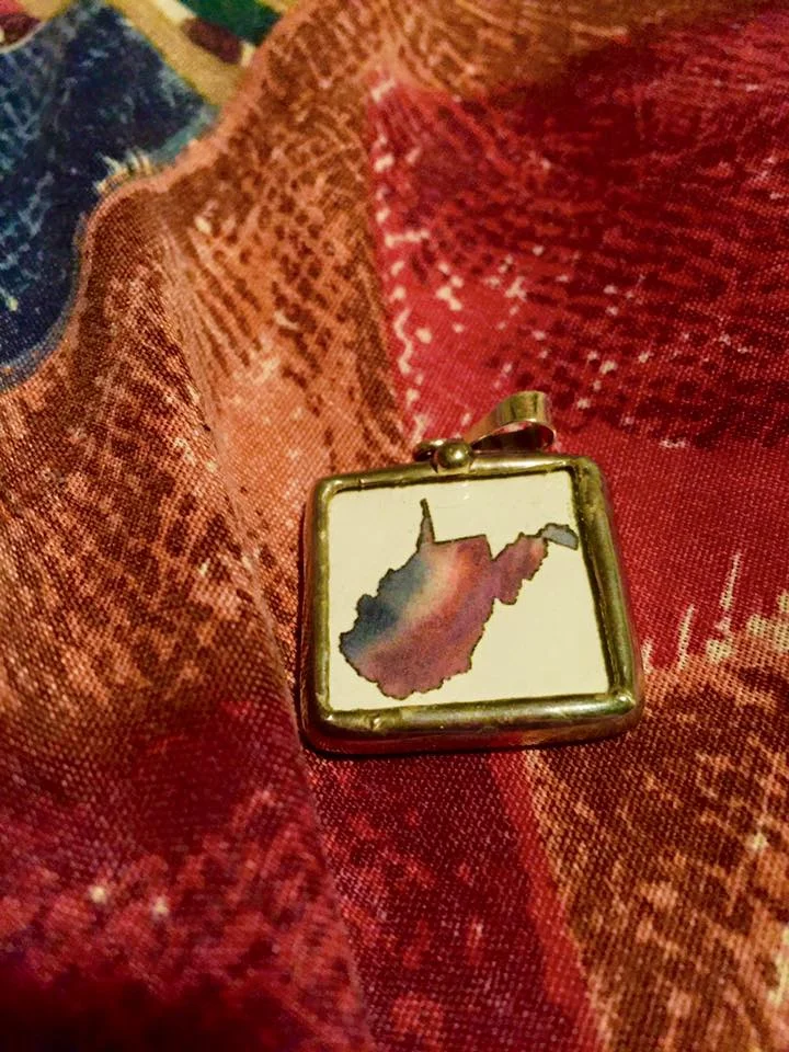 Anna Toler-Frazier Map Pendant