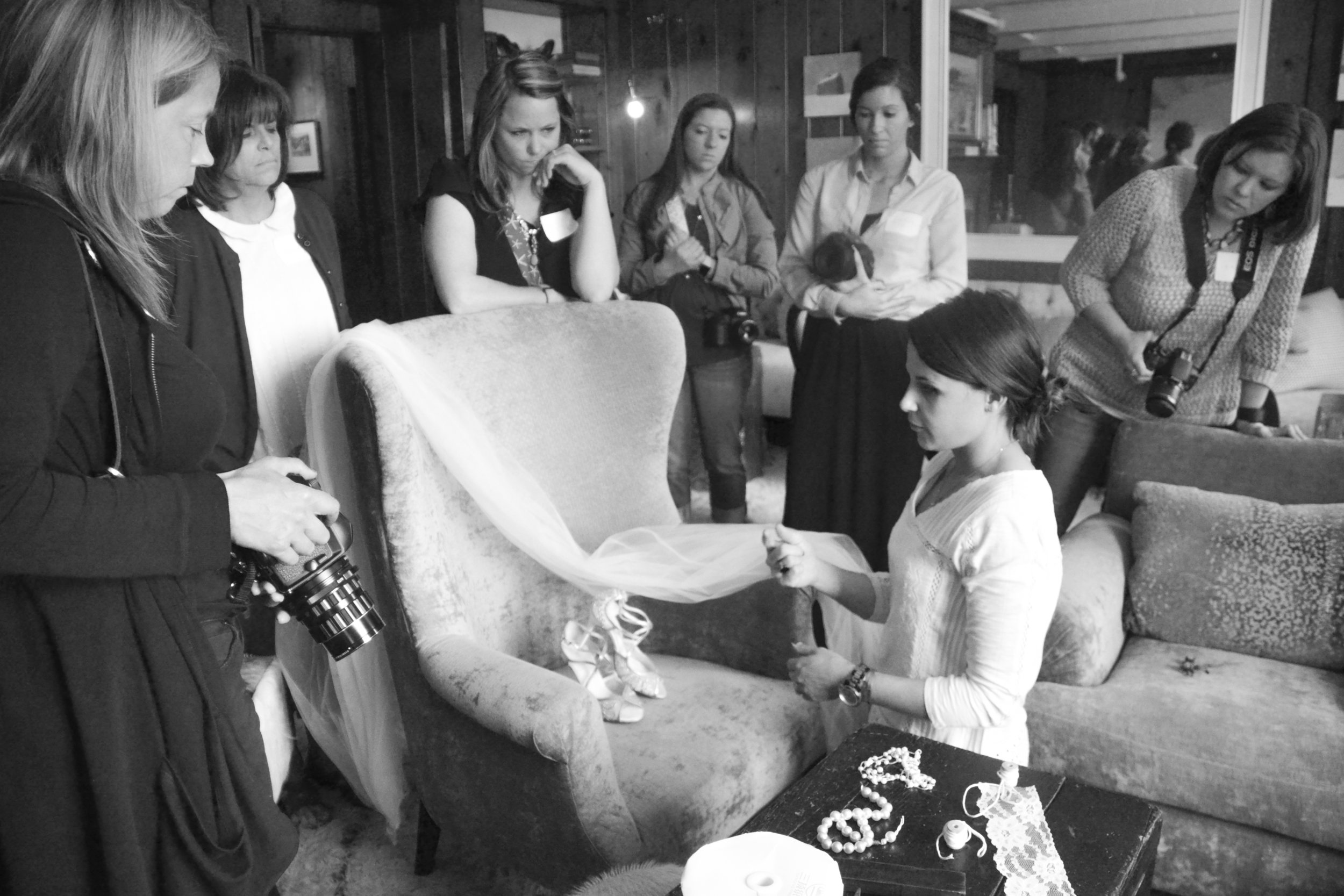 Ashley Largesse's photography workshop and styled wedding shoot