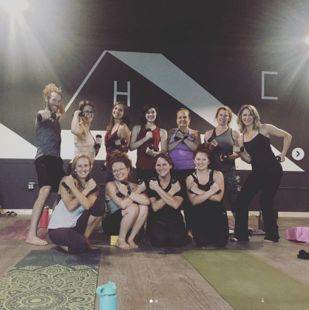 The Ahimsa Chisel training was a success! Our teachers are ready to help you get stronger! P.s. don’t mind the paint - that’s the old paint from the church that was in the space prior.