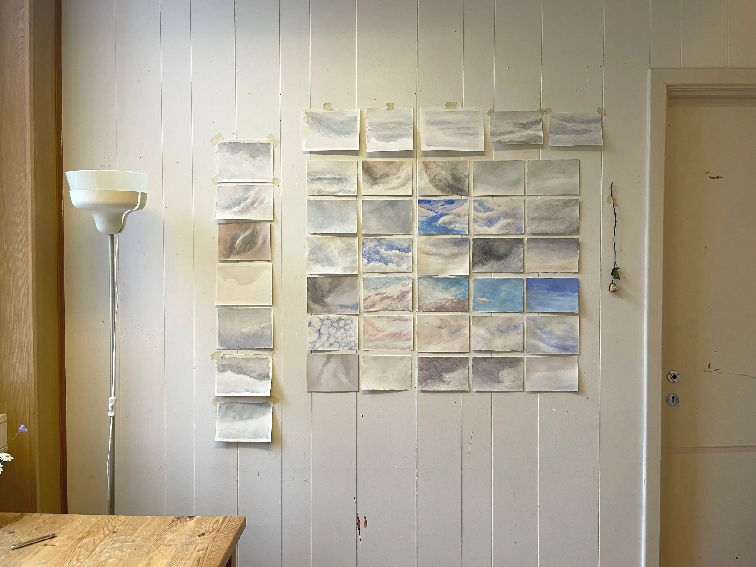  The works in the studio at KHMessen, July, 2026 
