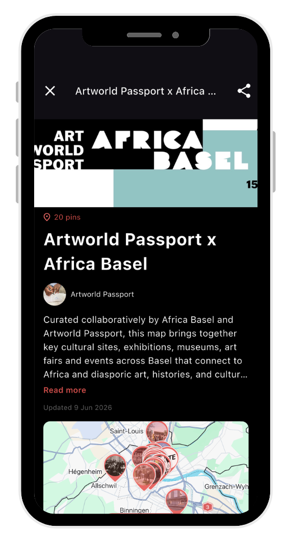 New feature launch with Africa Basel x Artworld Passport