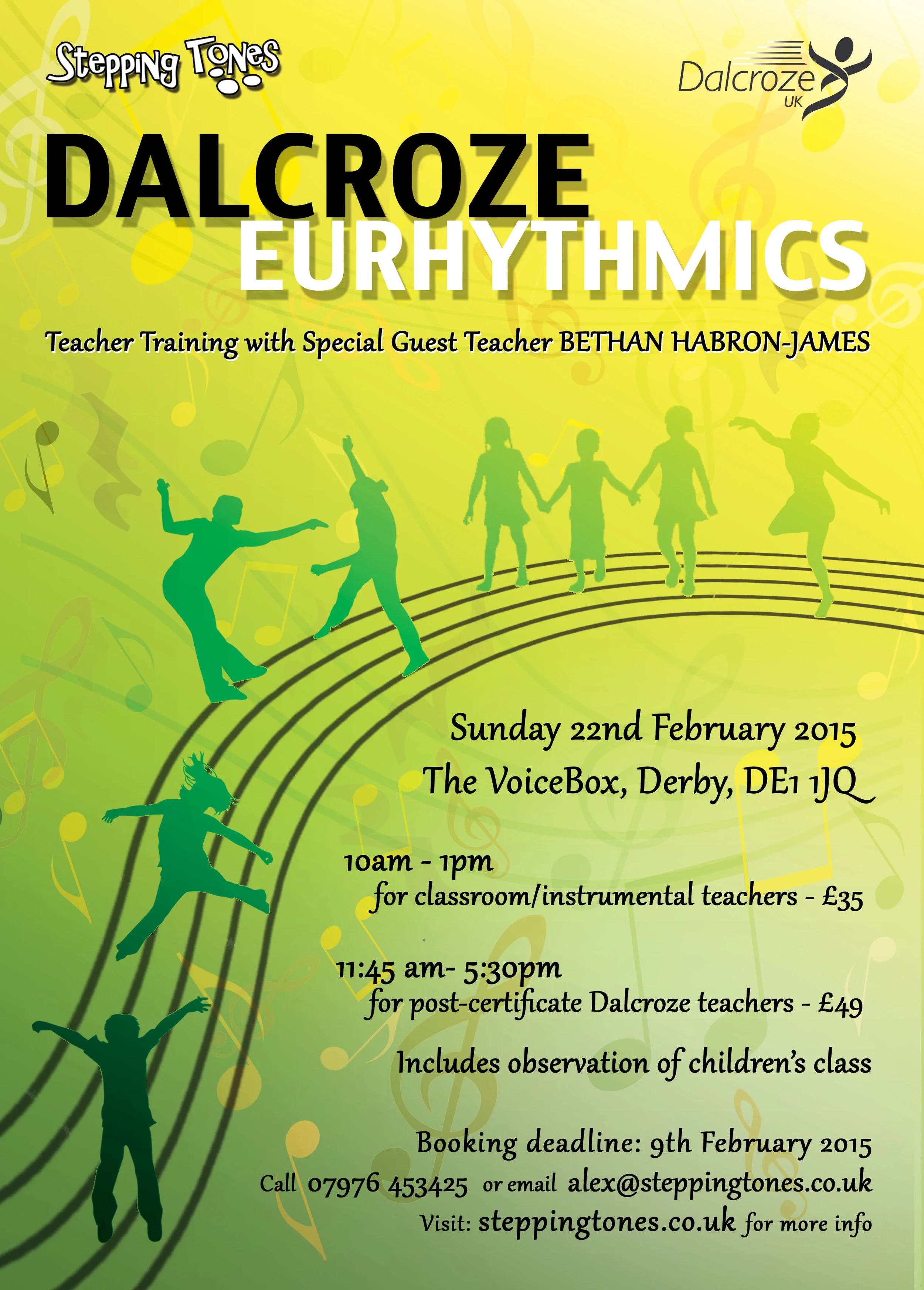 Dalcroze Teacher Training Day in Derby