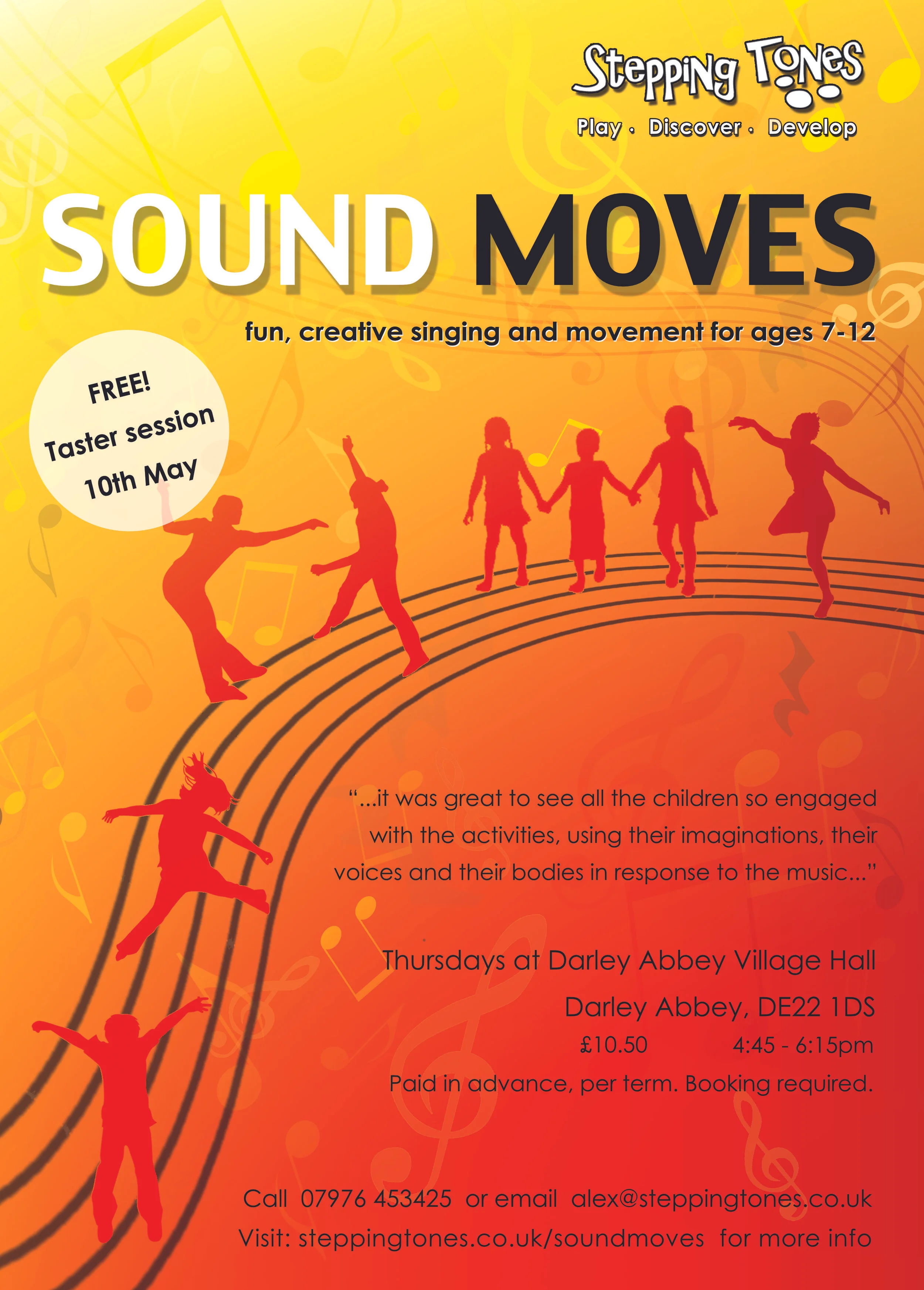 Sound Moves! An exciting new musicianship class and choir for ages 7-12.