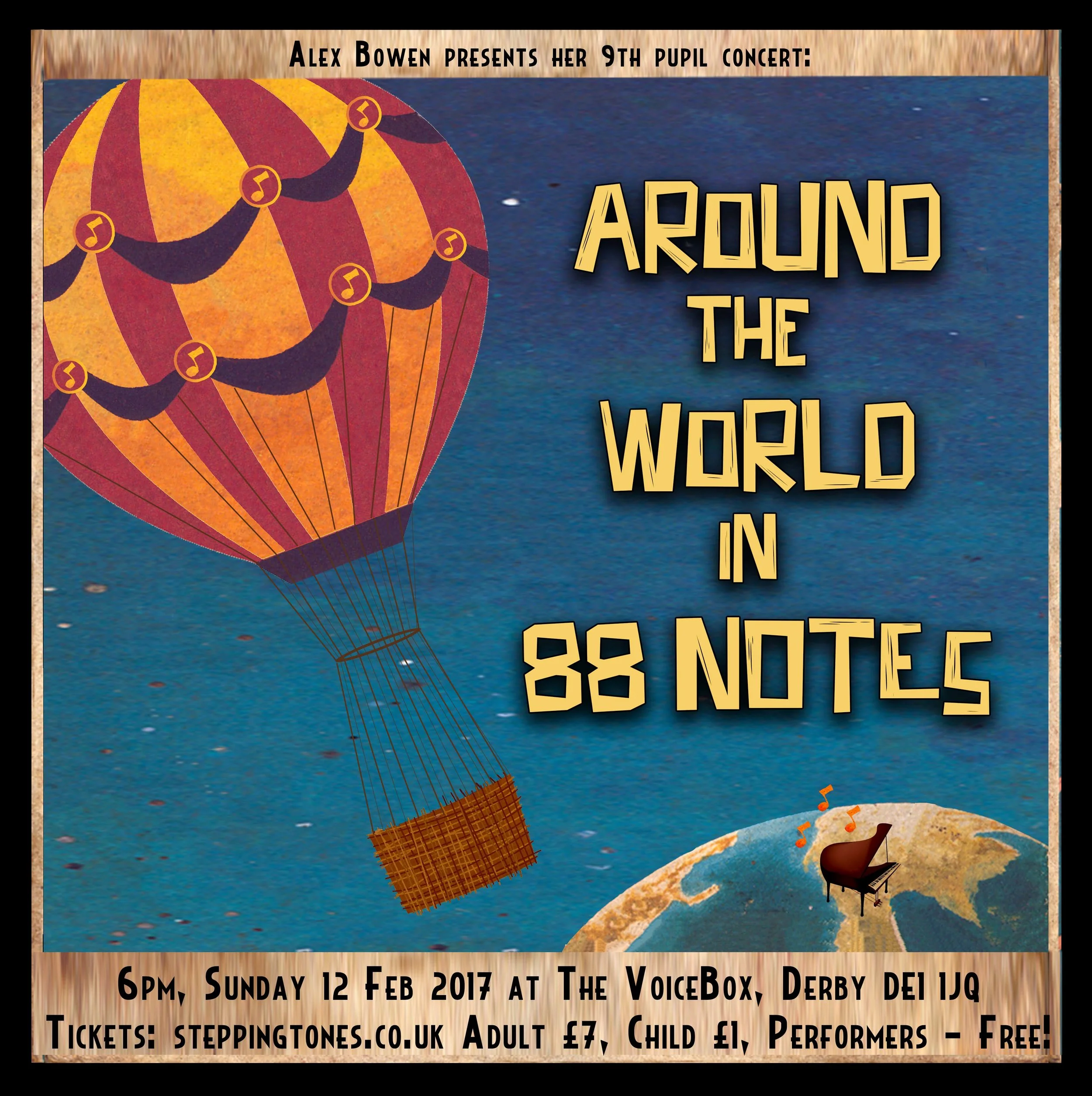 Around the World in 88 Notes -  A Pupil Concert!
