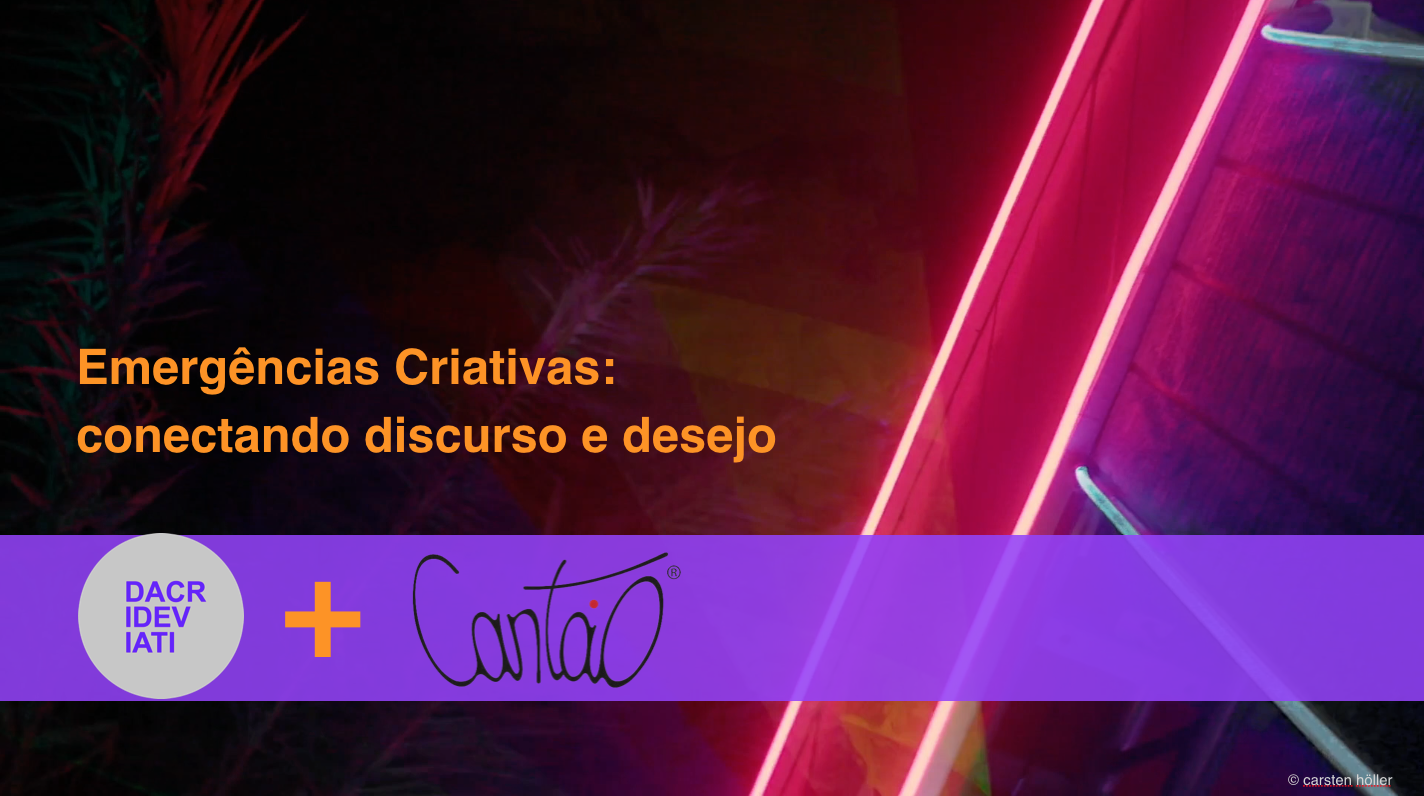 Detox Criativo :: Workshop Cantão @ RJ_ jan 2018 Workshop sobre o desenvolvimento do mercado de moda ao longo dos últimos anos e o impacto dessas mudanças na forma que criamos. Como reviravoltas tecnológicas afetam nossa maneira de ver, pensar e desejar o mundo? O que muda e o que se repete na nossa história, na maneira que nos vestimos? Afinal, o que é isso que nos cobre hoje? Como perceber novos discursos e desejos em um mundo submerso em opiniões que se alteram com a rapidez de uma curtidas? Se as relações sociais, profissionais e afetivas se tornam líquidas, o que resta de palpável? O que adere à nossa memória? O que ainda nos afeta? Devemos provocar uma autoanálise sobre a forma que gerenciamos nosso repertório criativo/afetivo e como aplicamos estratégias singulares para a criação de produtos de moda relevantes não apenas para o nosso mundo, mas, principalmente, para nós mesmos.