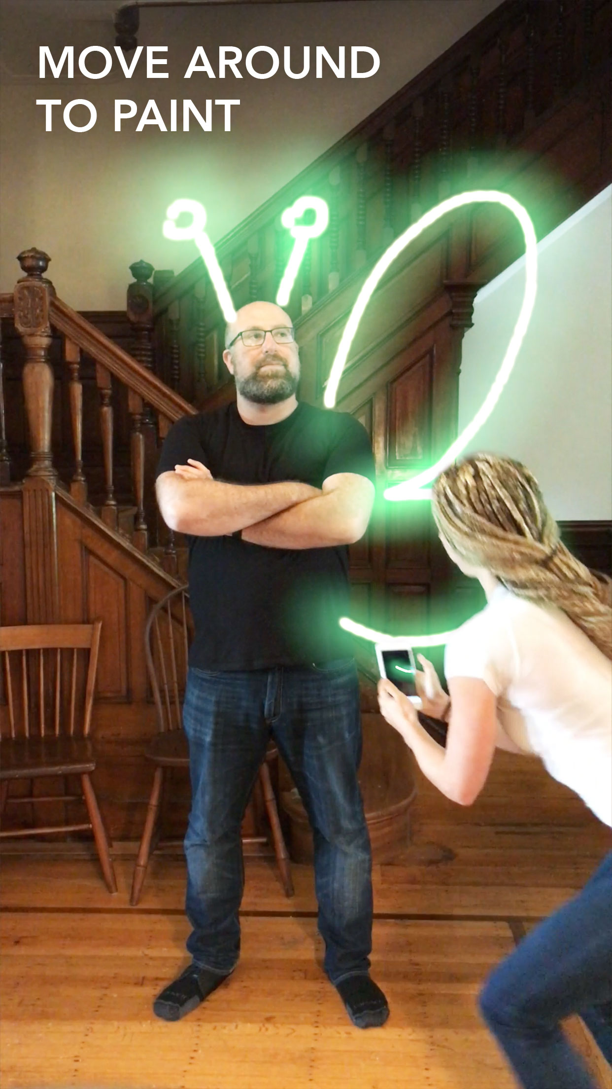 LightSpace App paint with light in AR