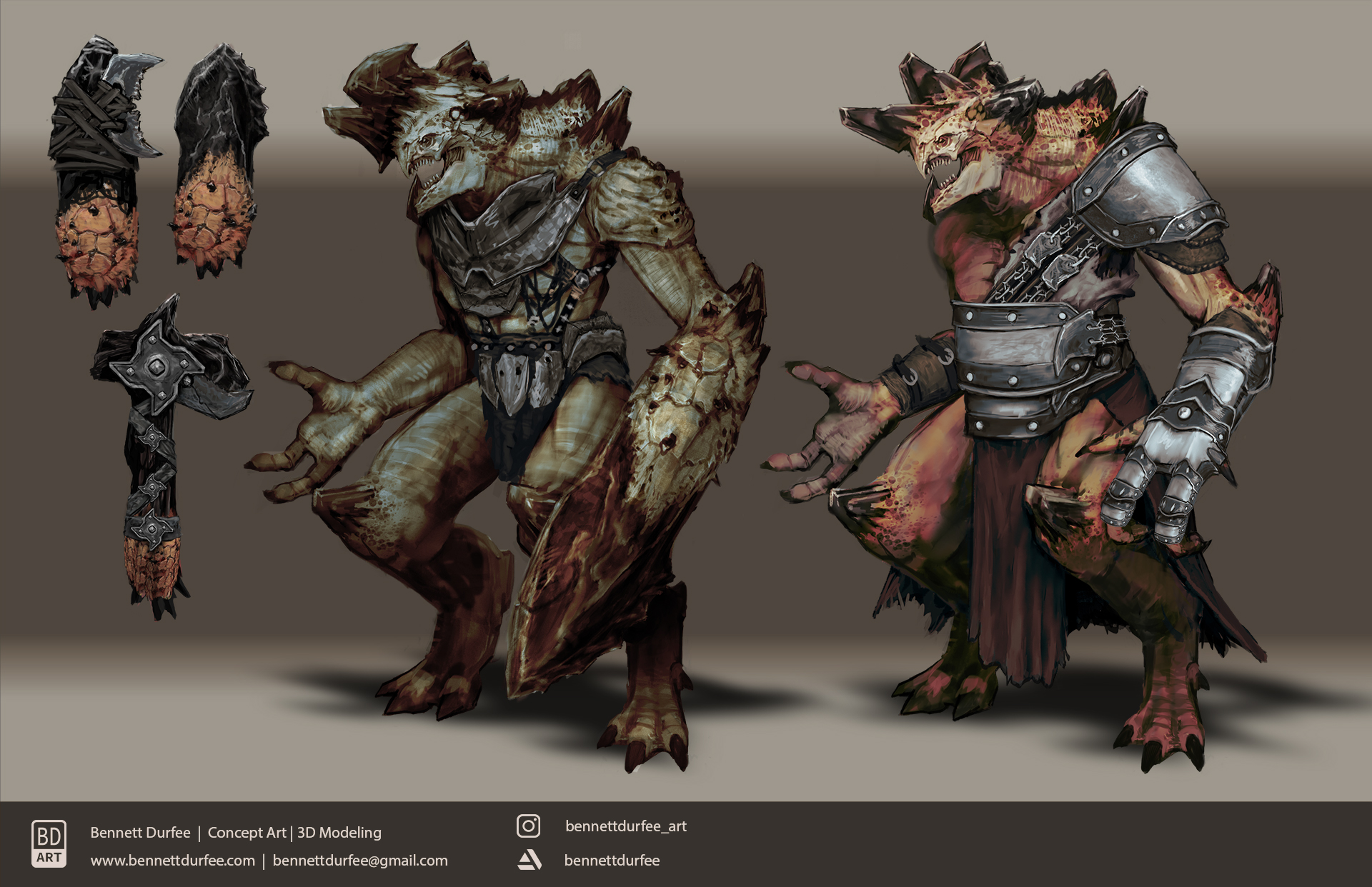 Demon Creature Concept Art