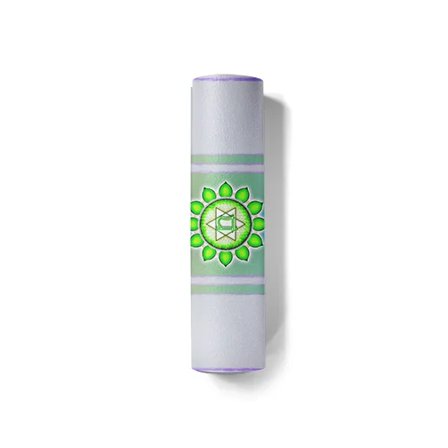 chakra rainbow colored printed yoga mat
