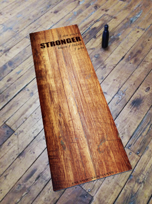 stronger brown wooden inspired yoga mat