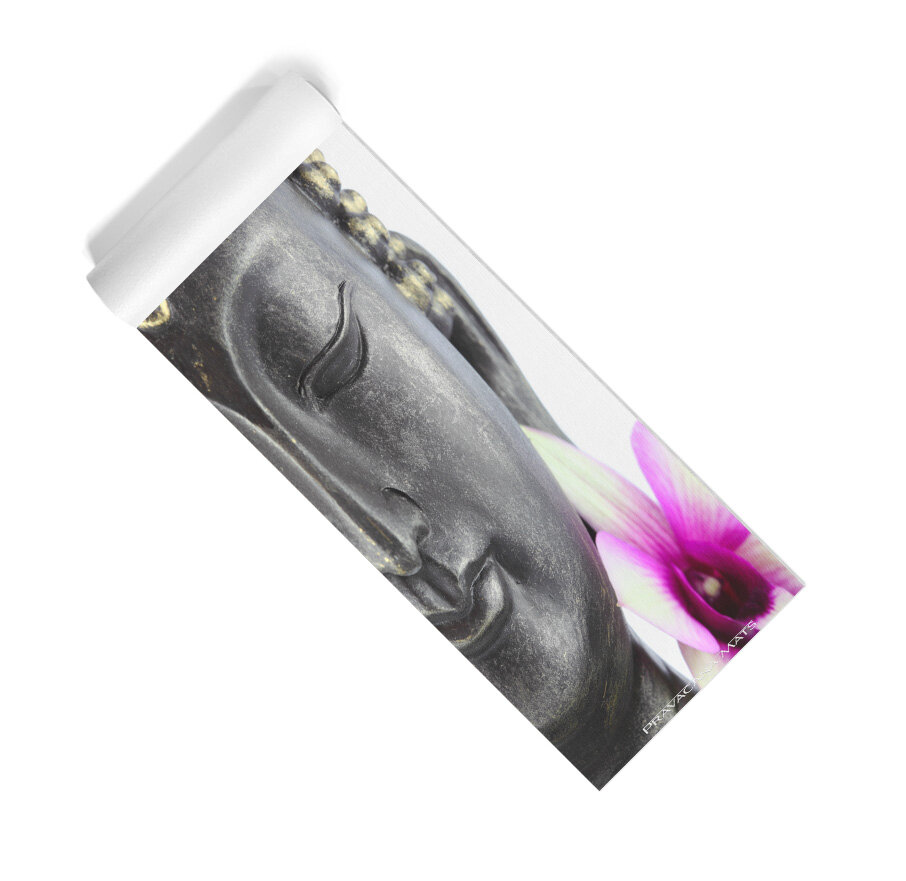 Buddha and Orchid Yoga Mat Main.jpg