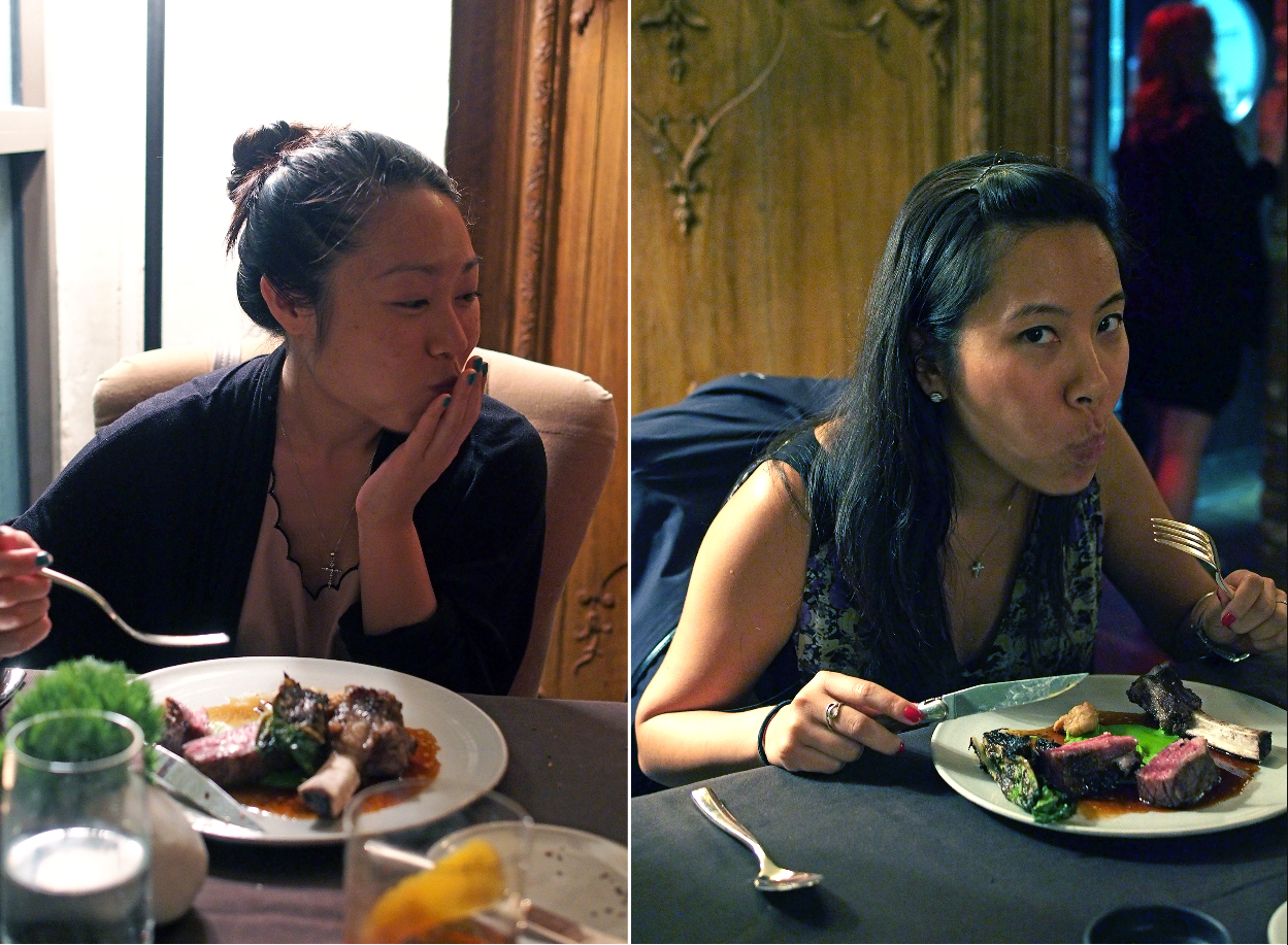 Reactions to the short rib.