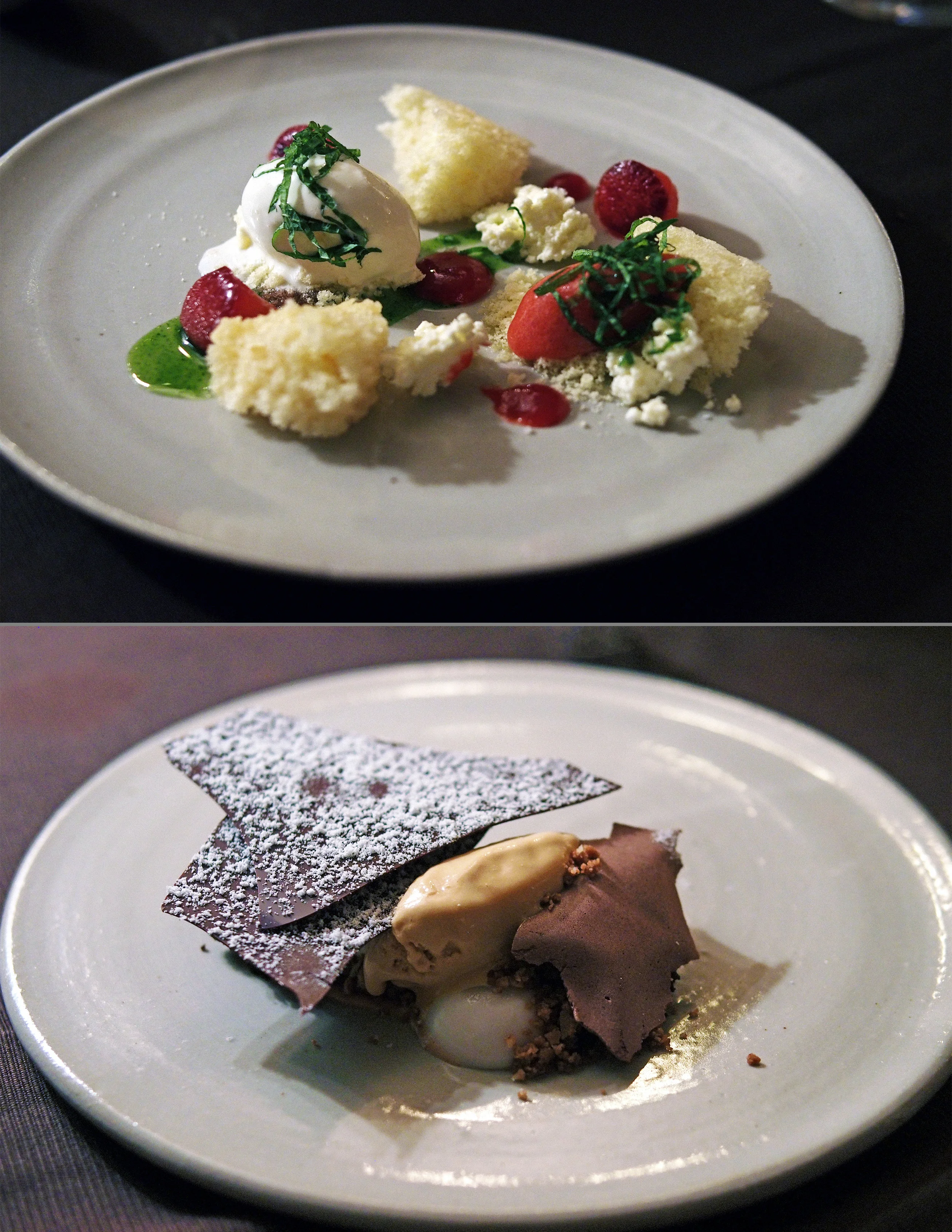 Chocolate cremeux and coffee. Delicious.