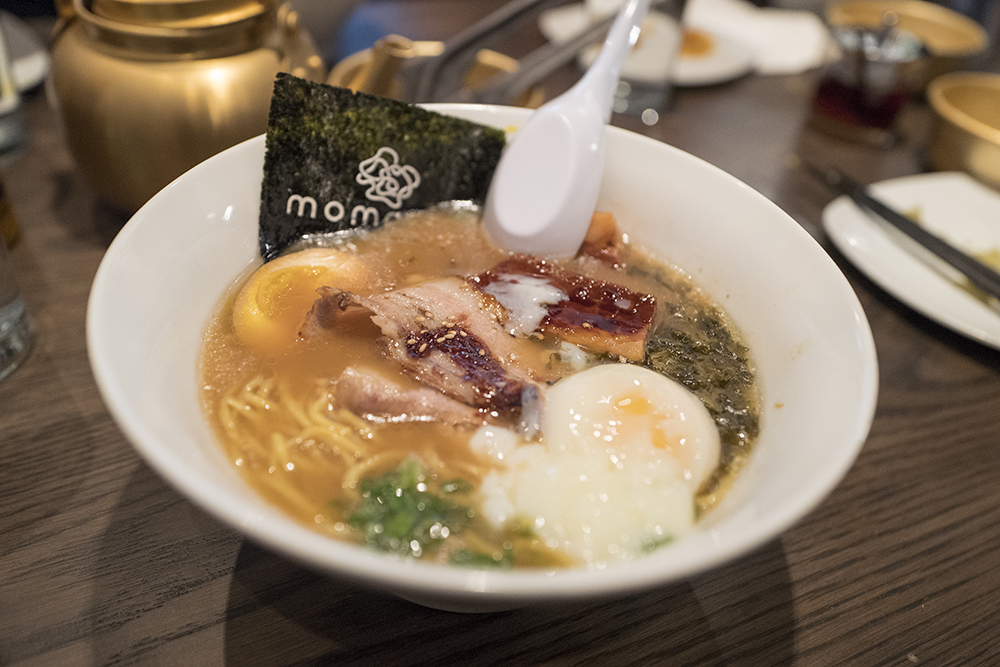 Tonkotsu with poached egg