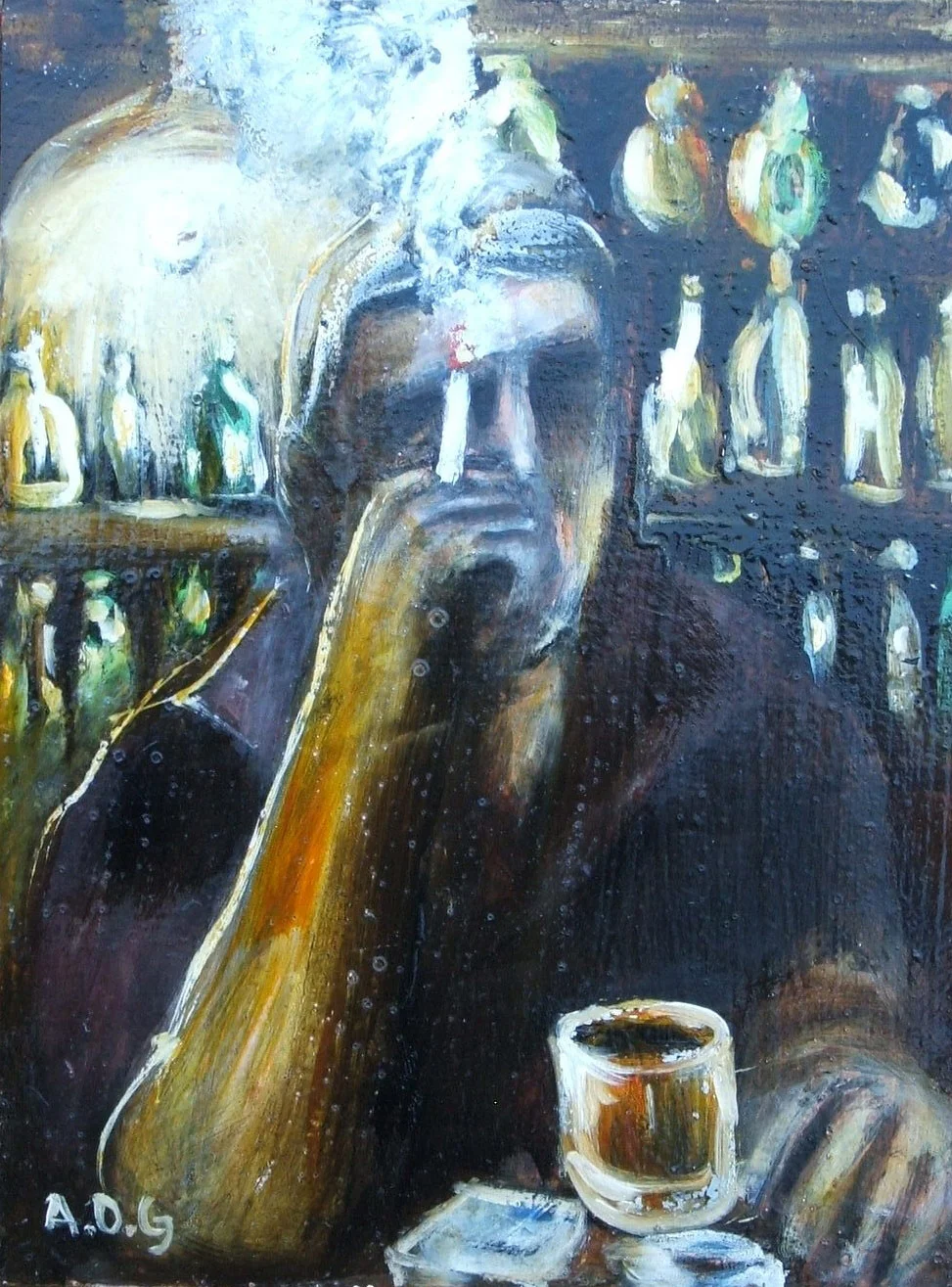 The-last-ciggaret-@-fibbers-2003-2010-oil-on-ply-300x150mm-.jpg
