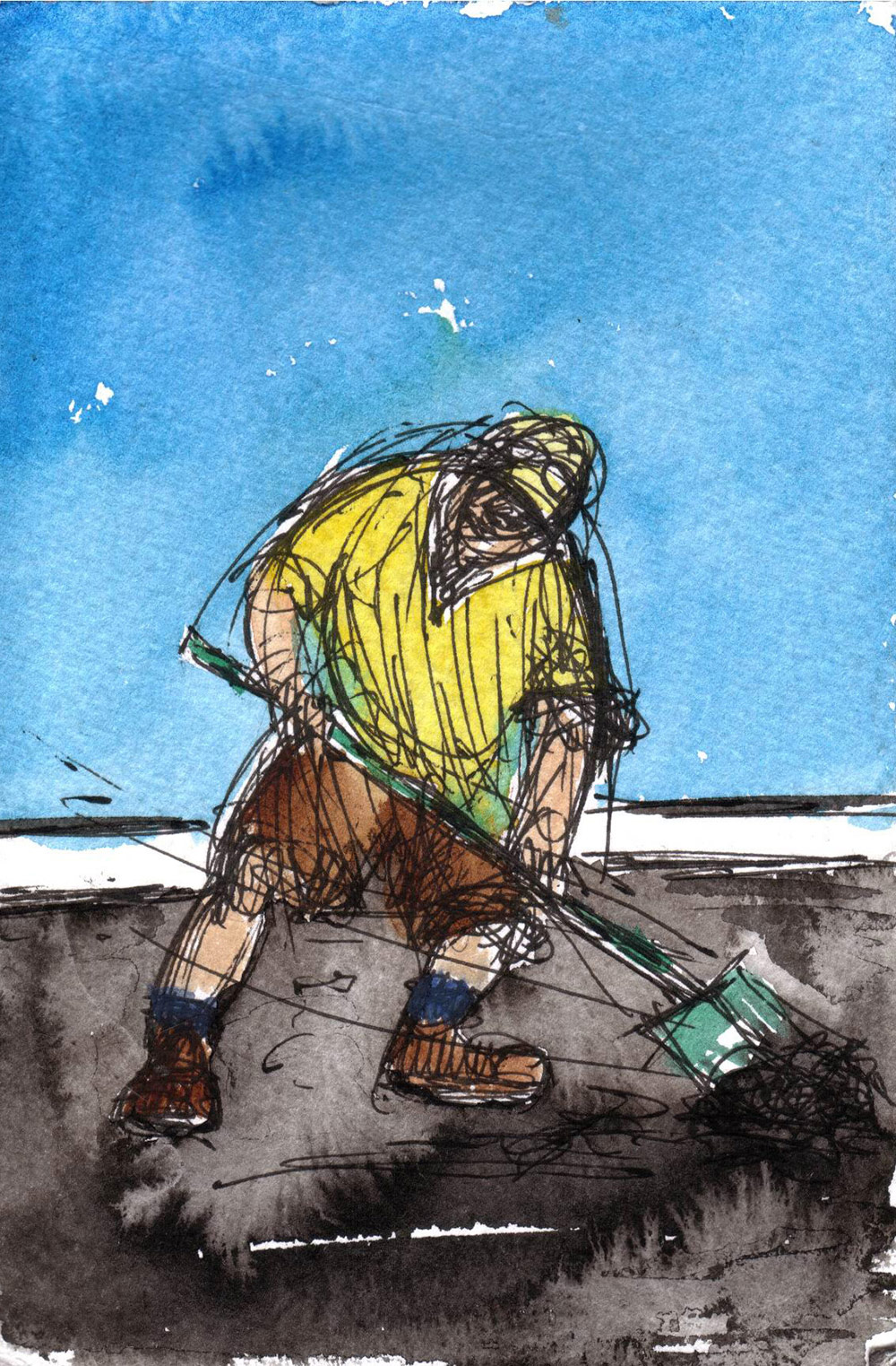 worker-shoveling-bitumen-(ink-and-wash-on-paper)-A6-2007.jpg