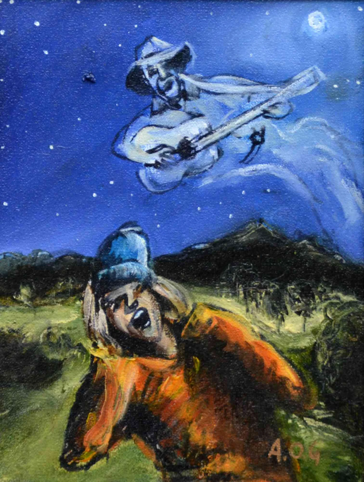 Drunken Mendicant fleeing the ghost of Slim Dusty