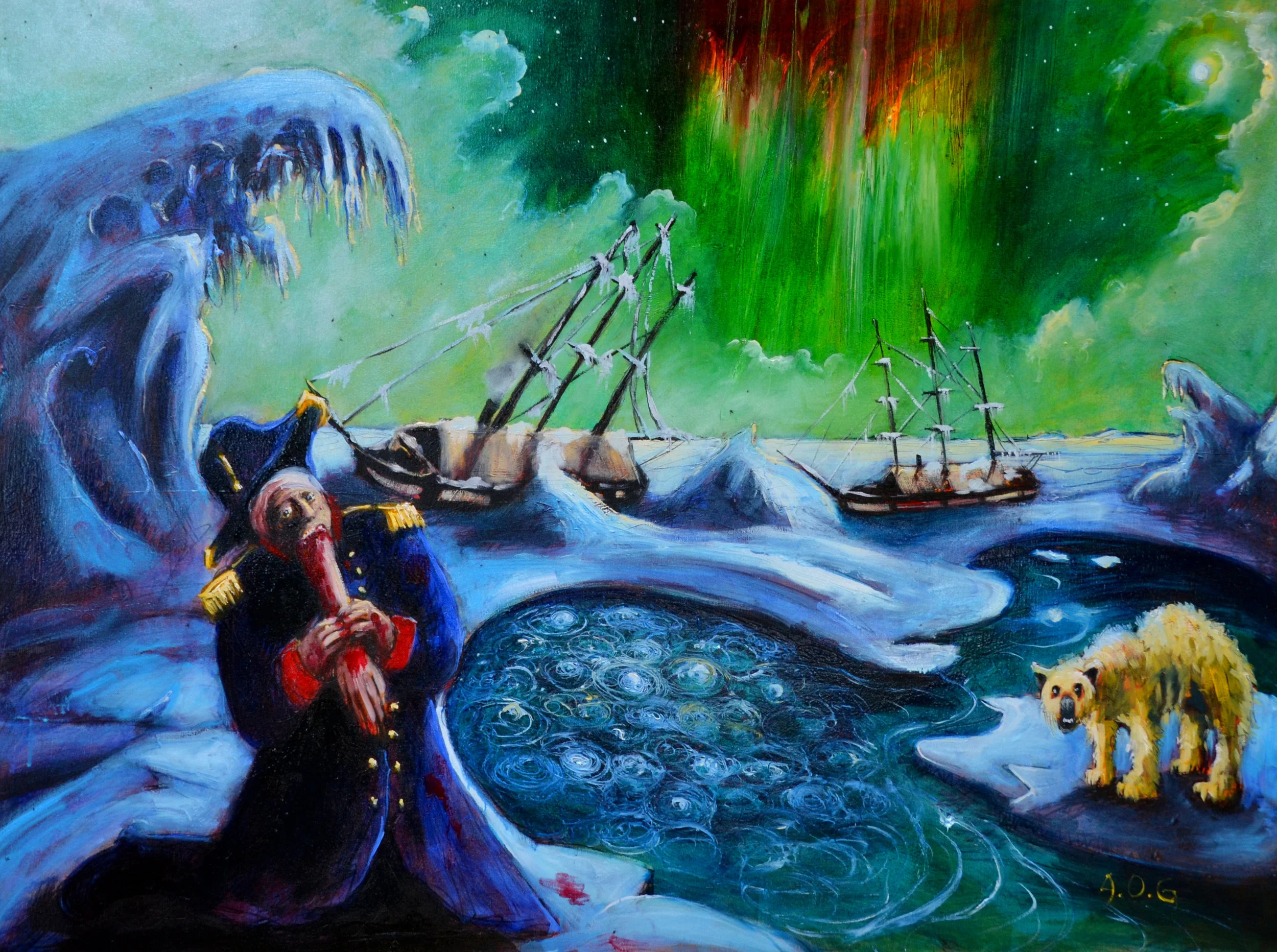 Errors and Terrors Oil on linen 1200x900mm 2016