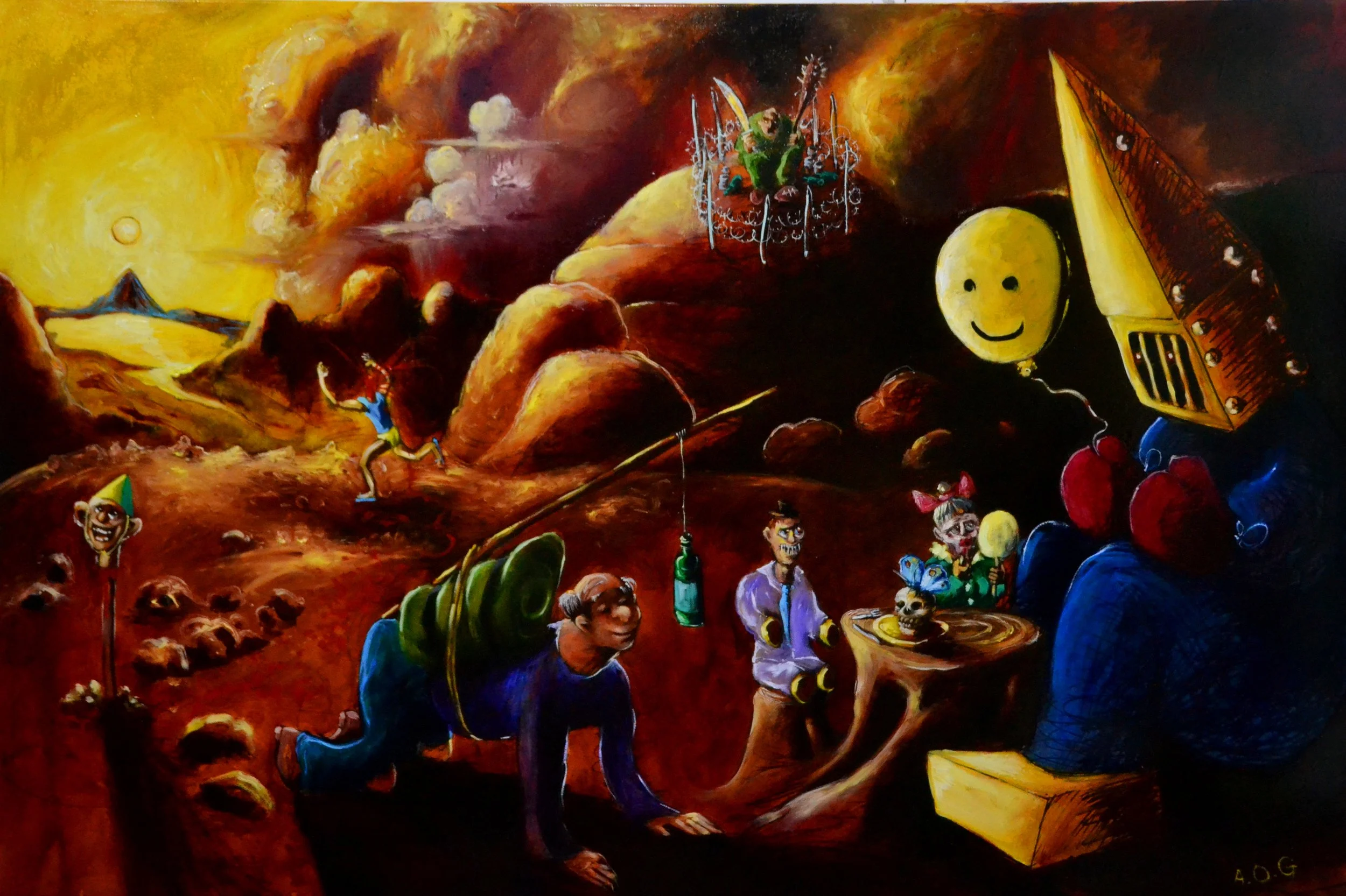 "The things we almost understand" 1800mmx1220mm Oil on Canvas 2018