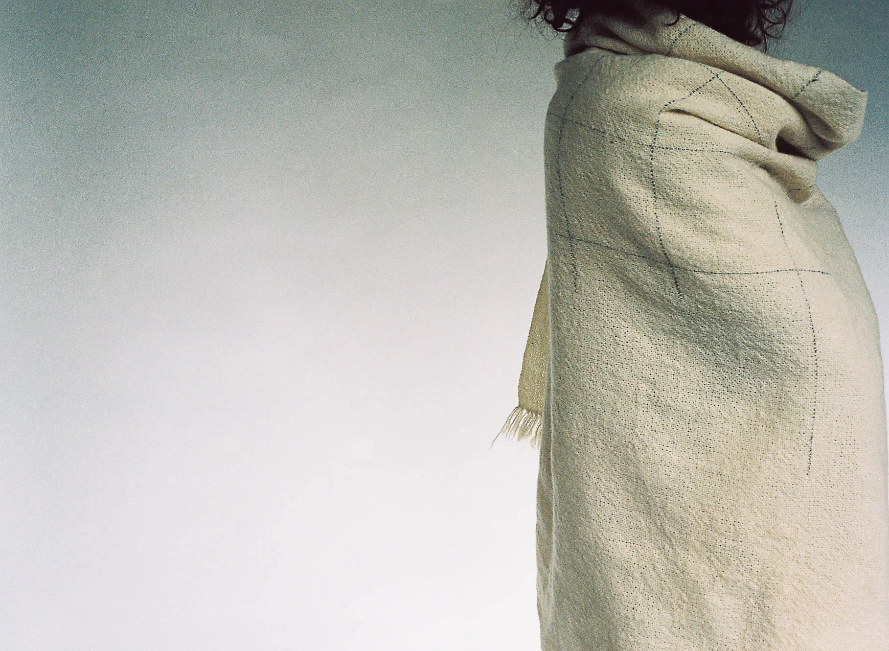 Broken Grid Wool Cloth