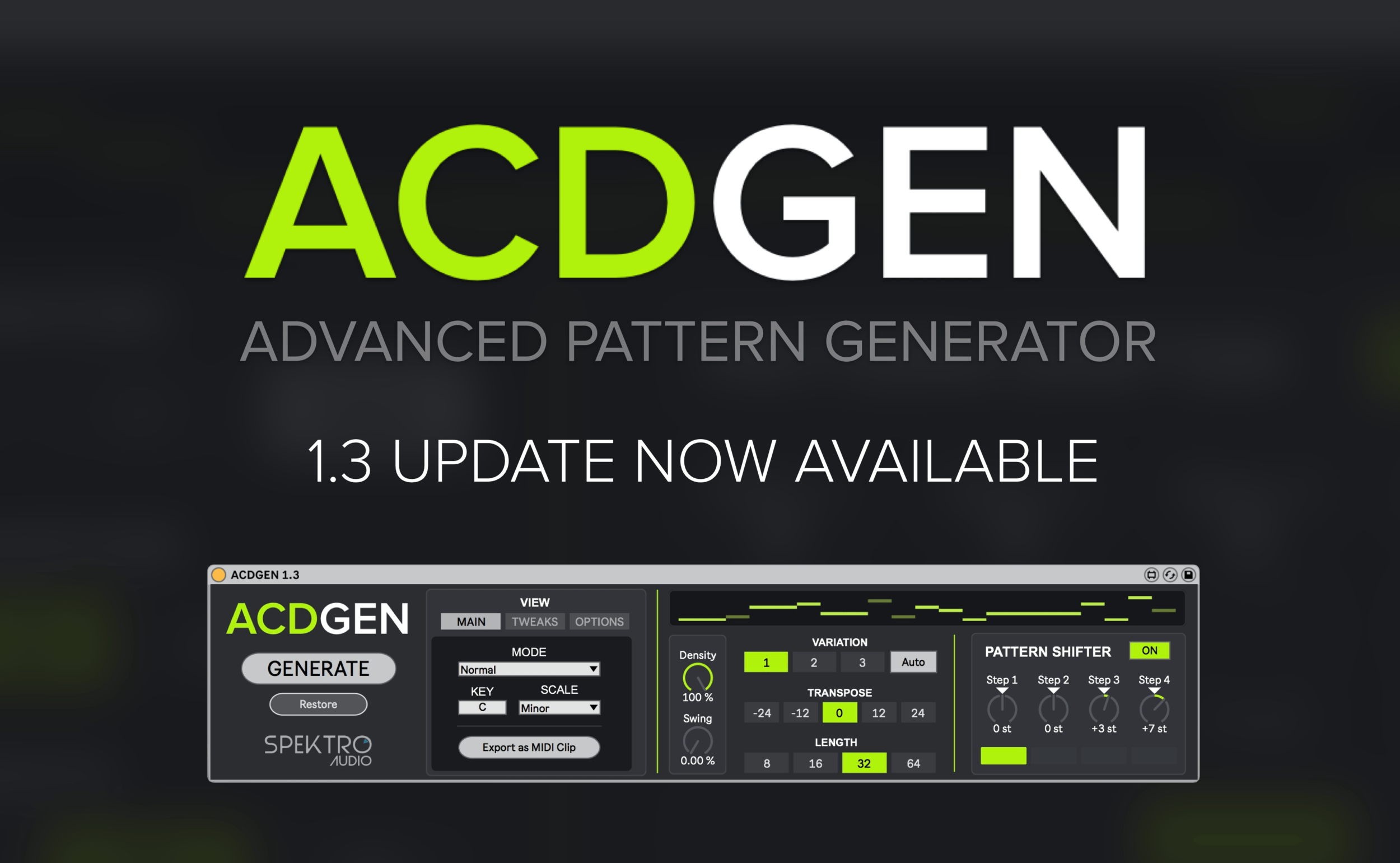 ACDGEN 1.3 is Now Available!
